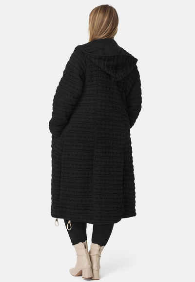 Kekoo Langmantel Mantel Übergangsmantel aus leichtem Baumwollmischgewebe