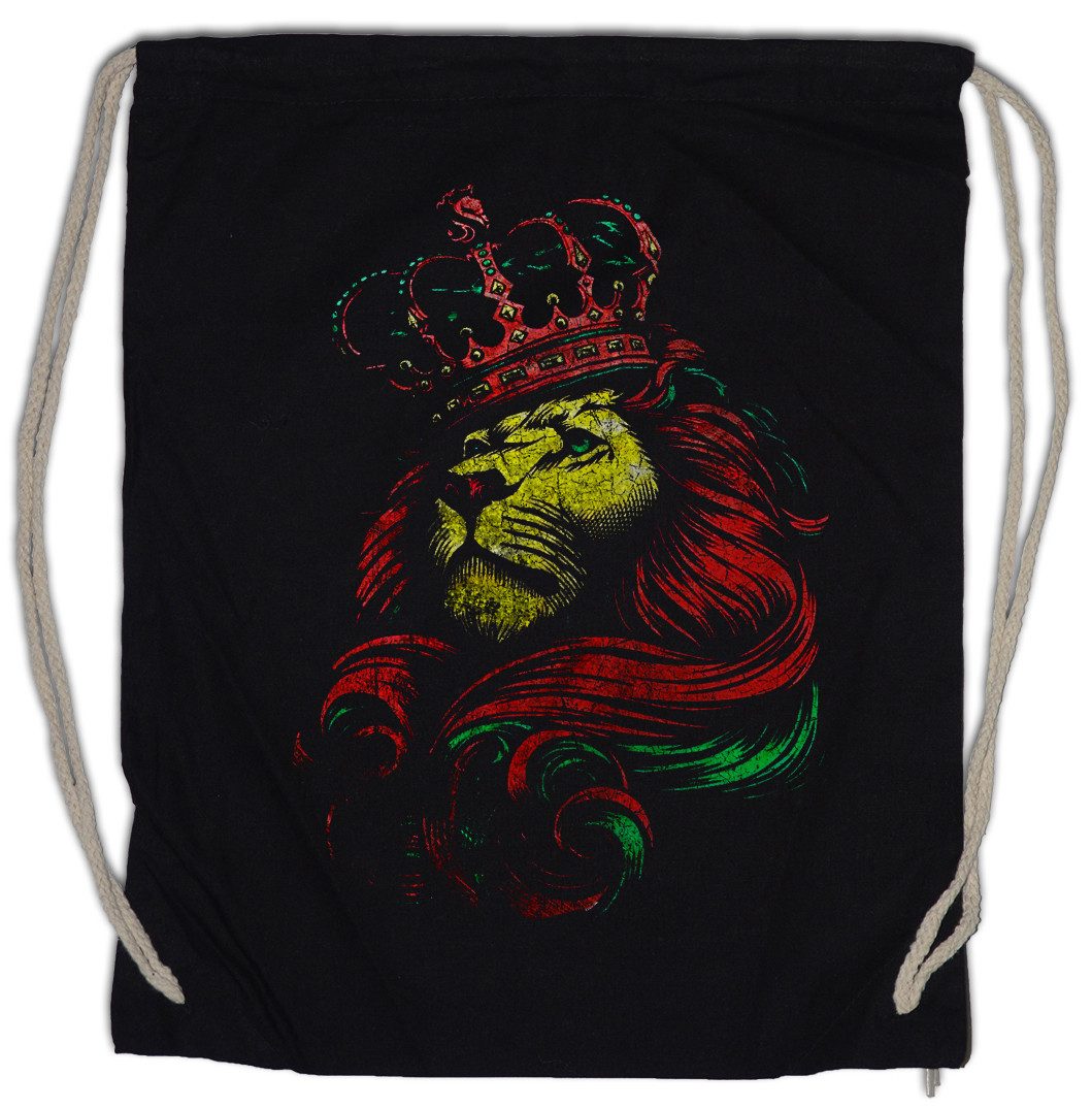 Turnbeutel Reggae Lion VI Turnbeutel Reggae Music Jah Babylon Musik Reggae