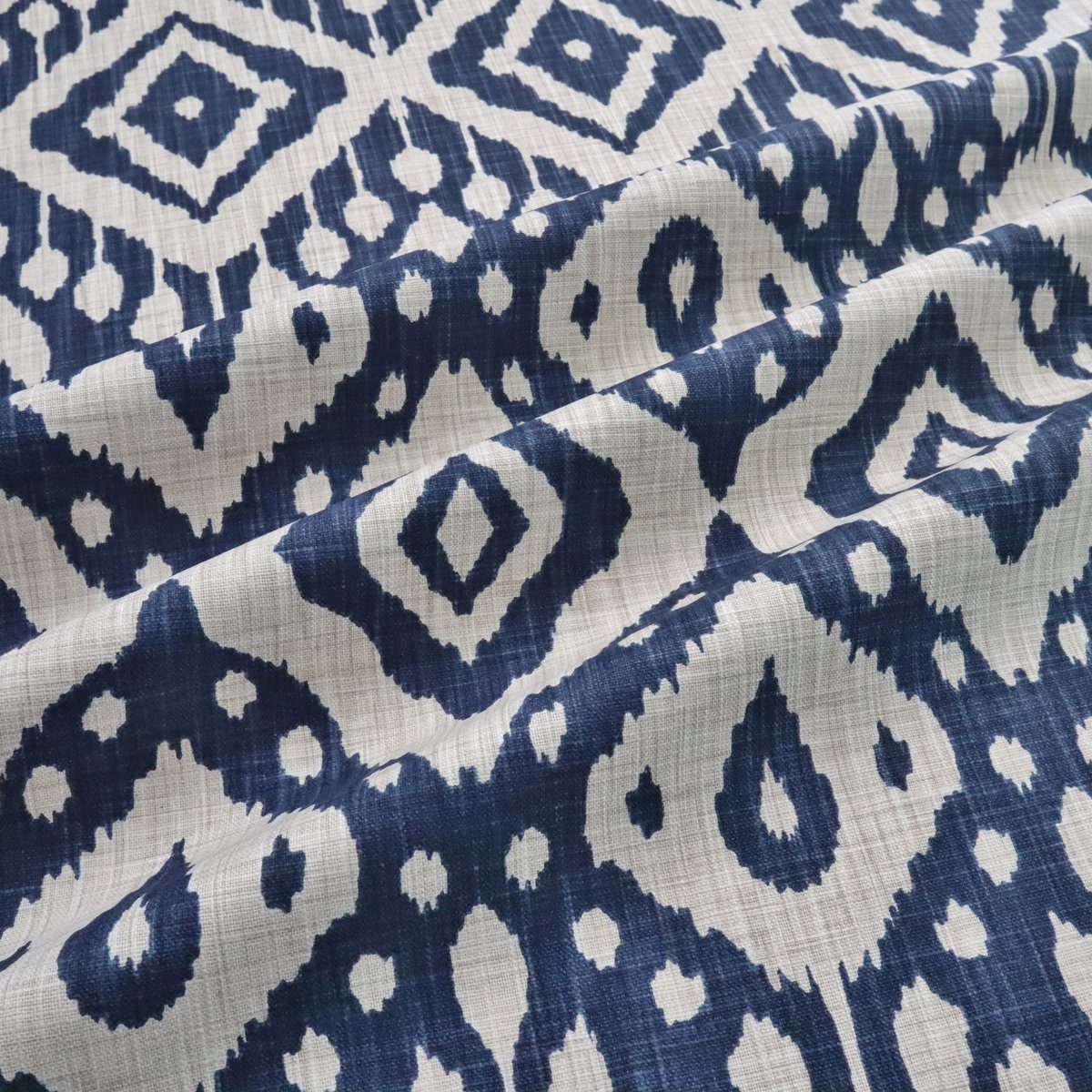 Thumbnail - Stofferia Stoff Dekostoff Panama Marrakech Dunkelblau, Breite 140 cm, Meterware