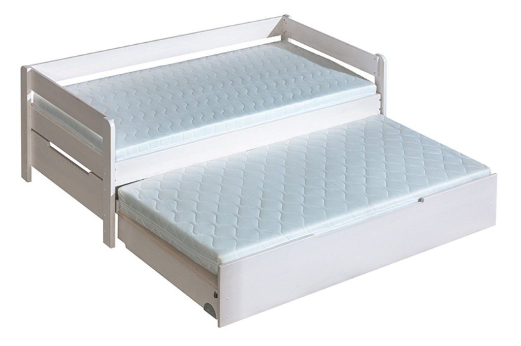 JVmoebel Kinderbett, Bett mit Bettkasten Betten x Kinderbett Doppelbett Jugendbett 2