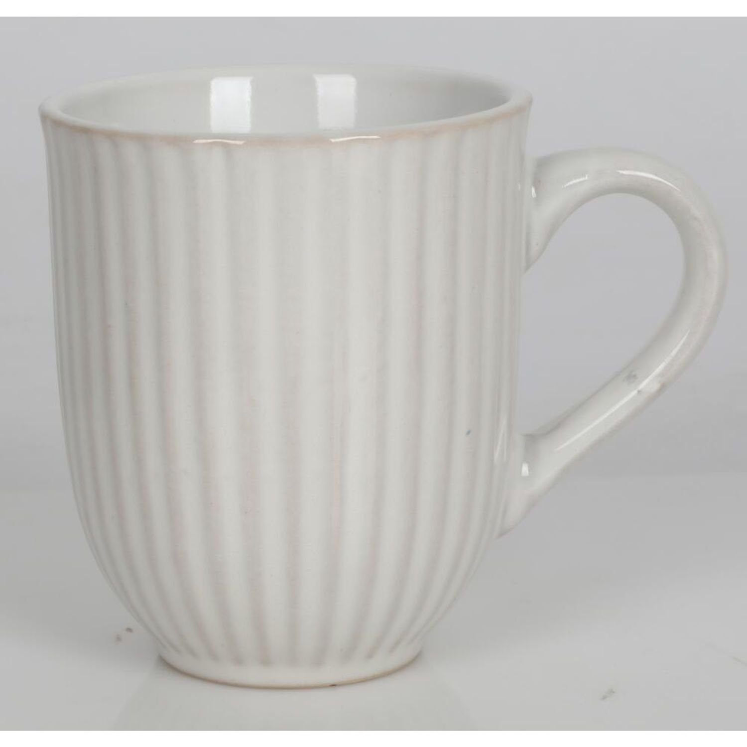 Set 400ml Kaffeebecher AG Vog Tassen "Stripes" Tasse Streifen Keramik Büro 36x Tee modern,