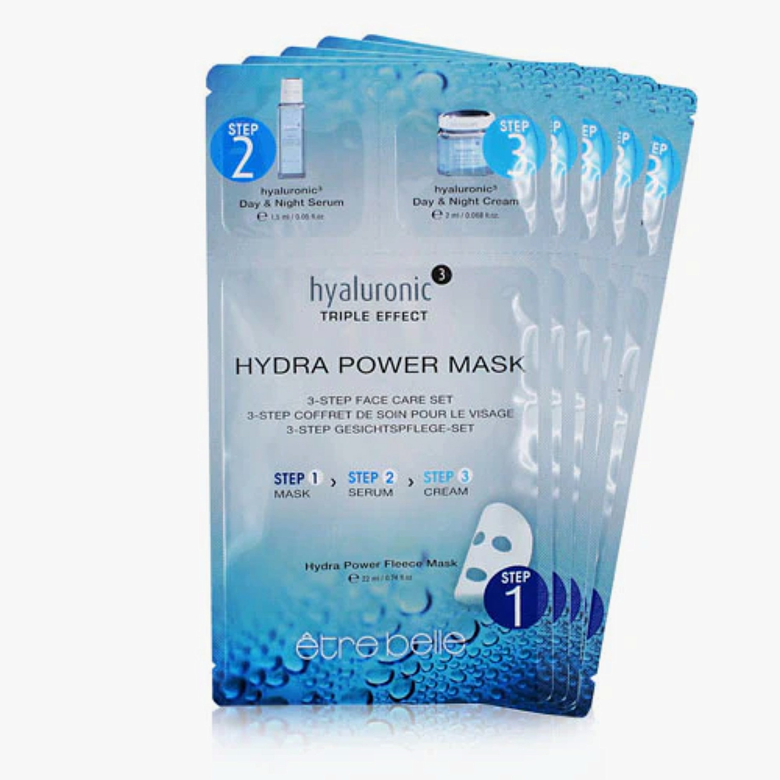 Etre Belle Gesichtspflege-Set Hyaluronic Gesichtspflege-Set –Feuchtigkeitsboost für strahlende Haut