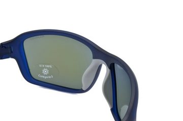 Gamswild Sportbrille UV400 Sonnenbrille Skibrille Fahrradbrille TR90 Damen Herren, Modell WS7536 blau, blau-grau, grün-türkis, pink-orange, schwarz-braun