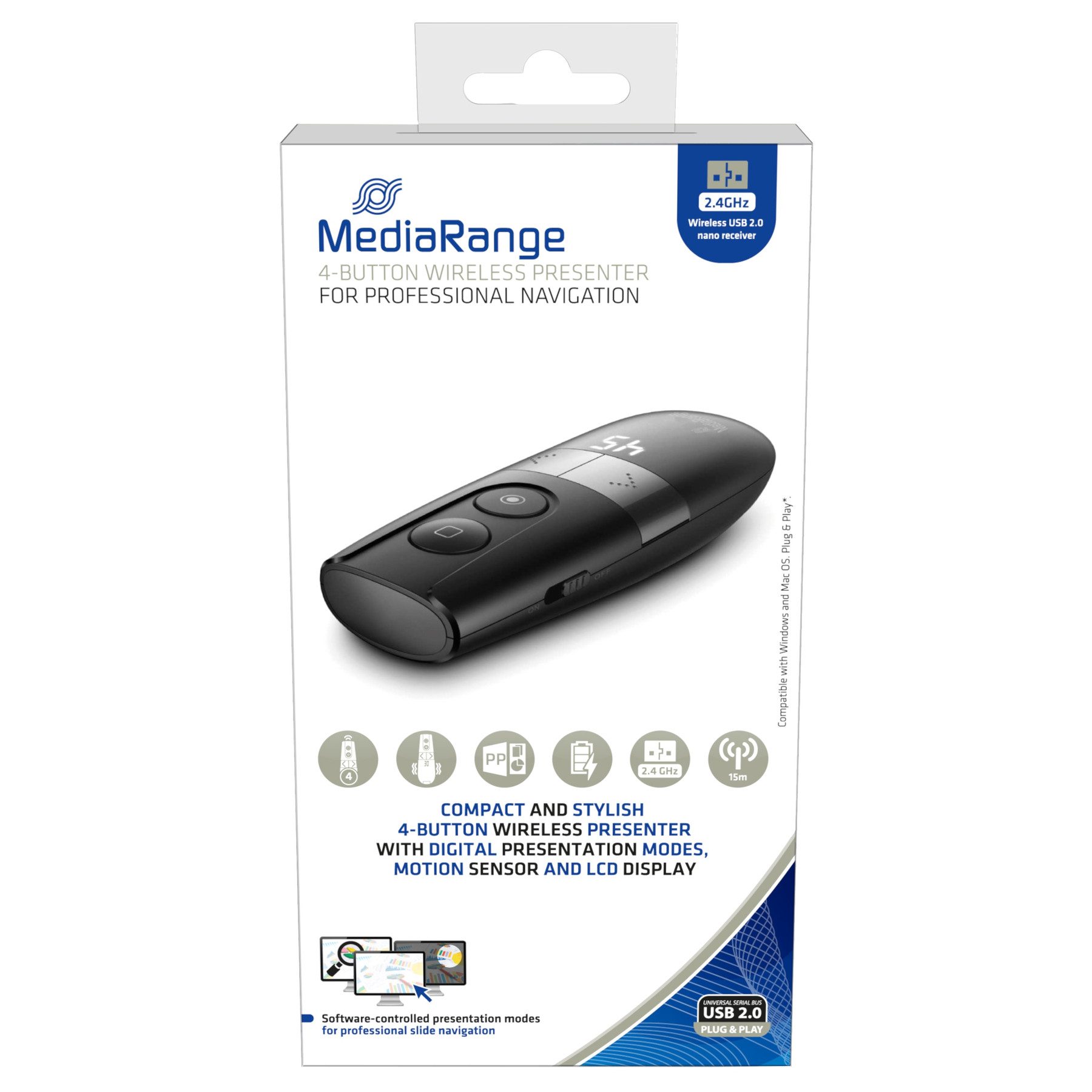 Mediarange MEDIARANGE PRESENTER MROS222 Fernbedienung