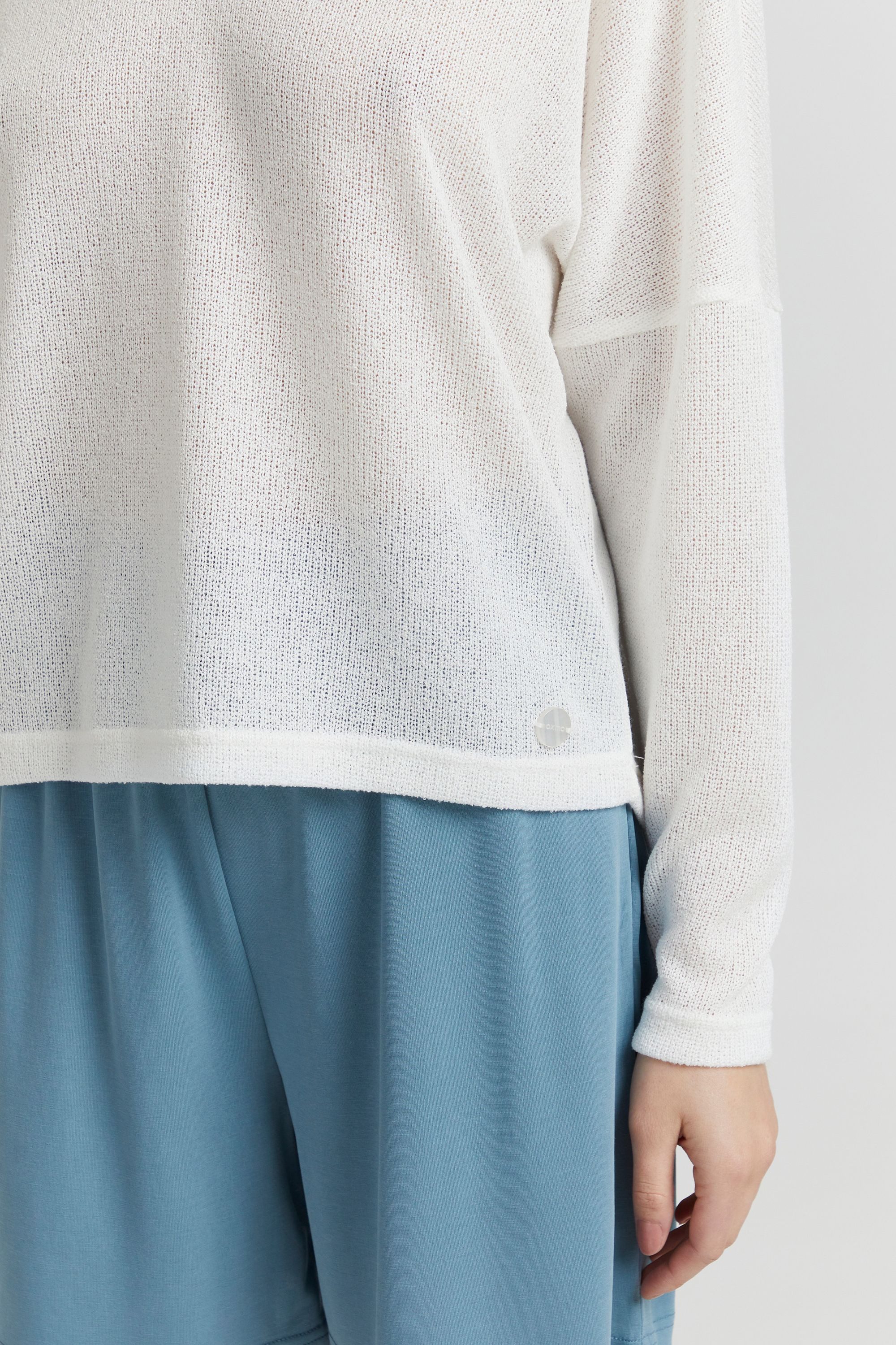 OXMO V-Ausschnitt-Pullover OXKatla Modischer Pullover