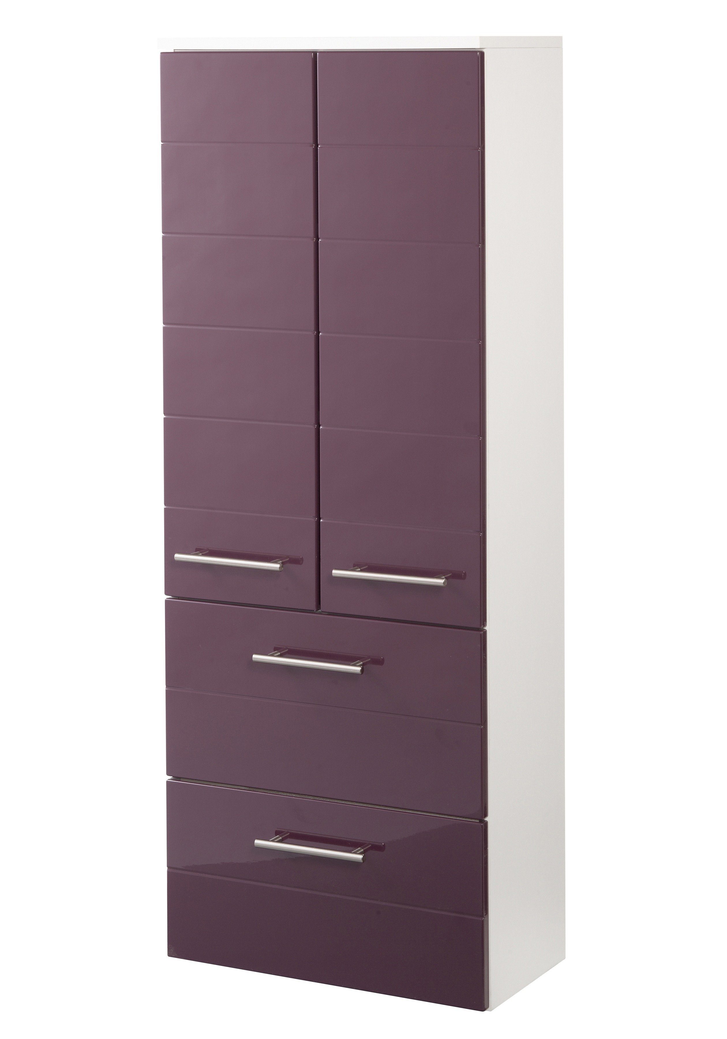welltime Midischrank Porto Breite 50 cm, mit hochglänzenden Fronten