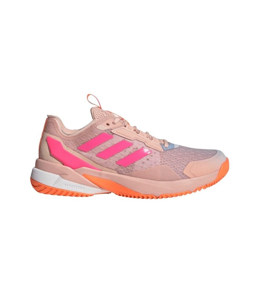 adidas Performance Hallen-Indoorschuhe Adizero Counterblast hellorange/weiss/pink Damen Squashschuh