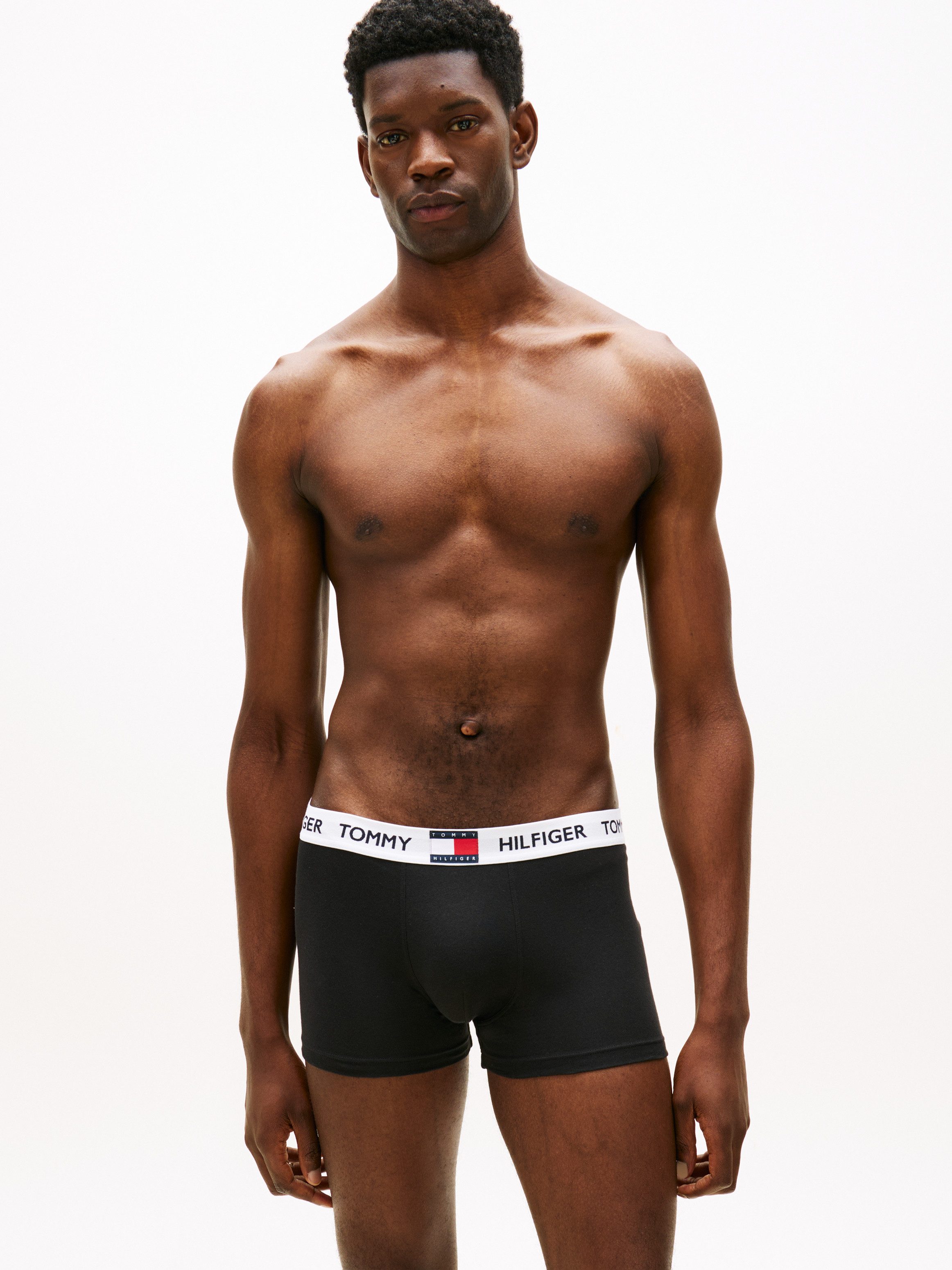 Tommy Hilfiger Underwear Trunk (3-St) Körpernahe Passform mit elastischem Bund