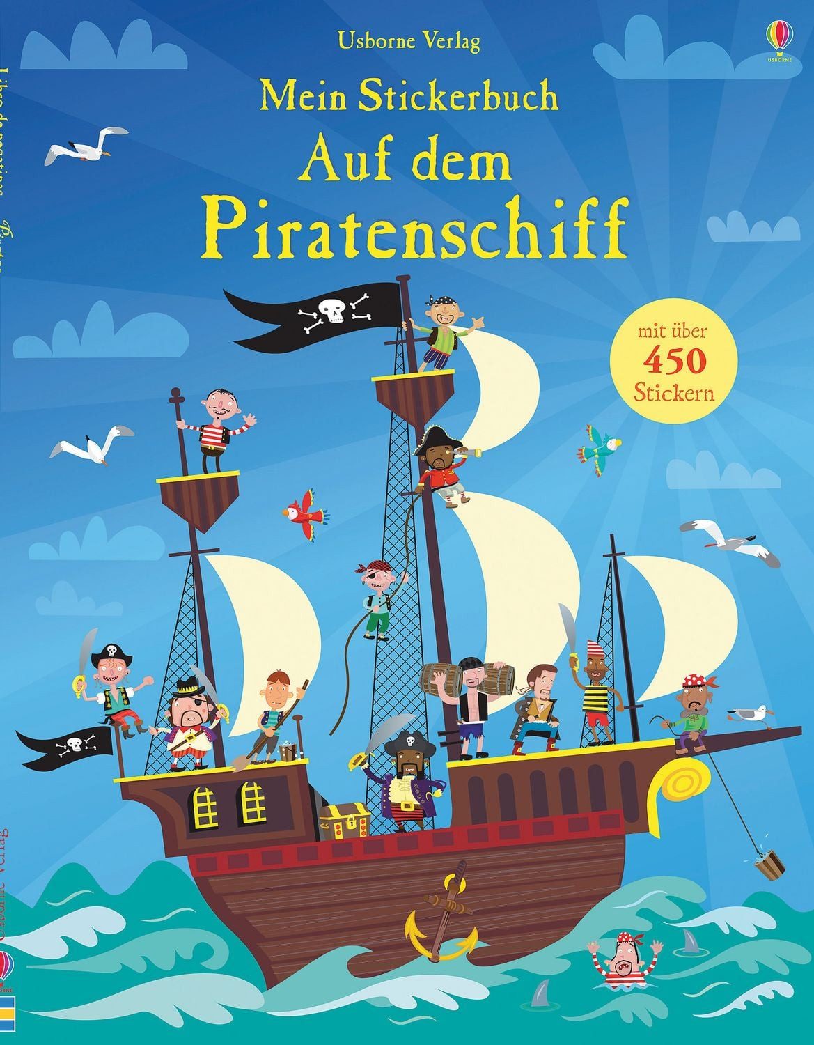 Mein Stickerbuch: Auf dem Piratenschiff / Fiona Watt