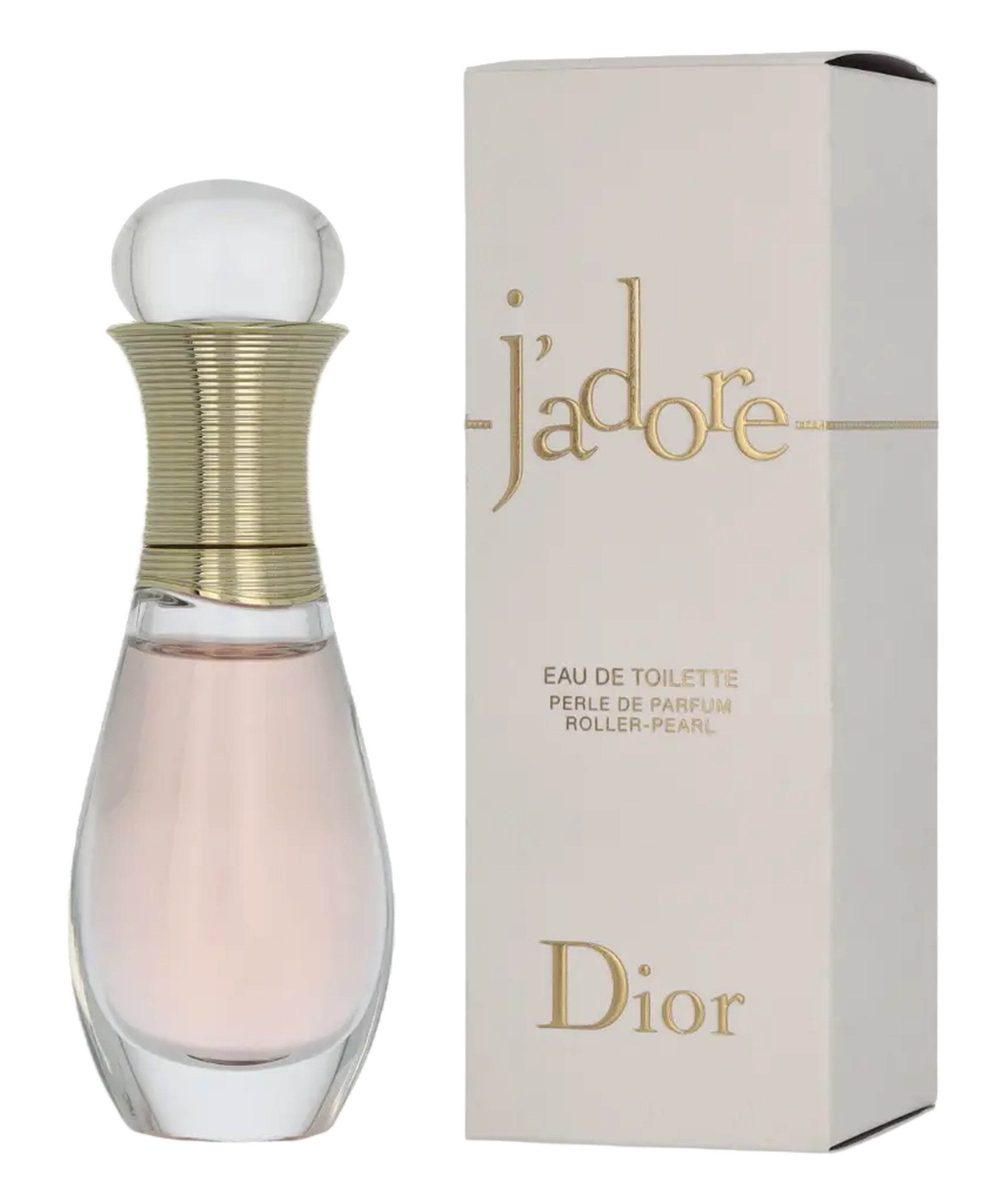 Dior Eau de Toilette Jadore Roller Pearl Damen EDT, Blumig-zitrischer Duft mit Blutorange, Neroli und Rose