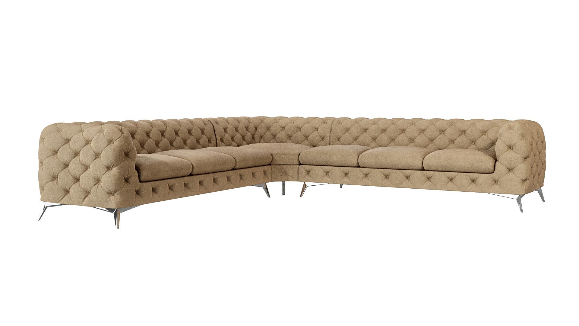S-Style Möbel Ecksofa Kalina, Chesterfield mit günstig online kaufen