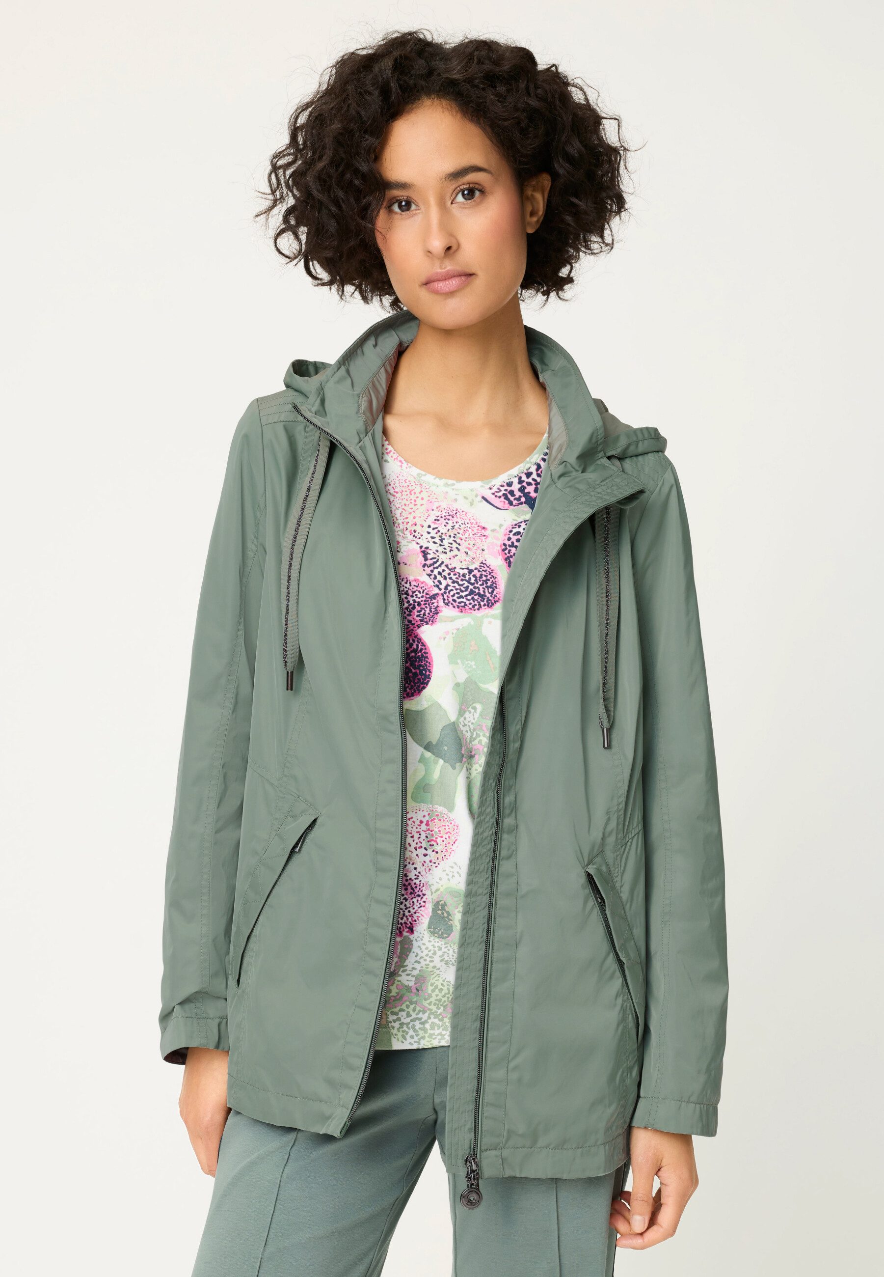 Olsen Outdoorjacke Jacke mit Kapuze