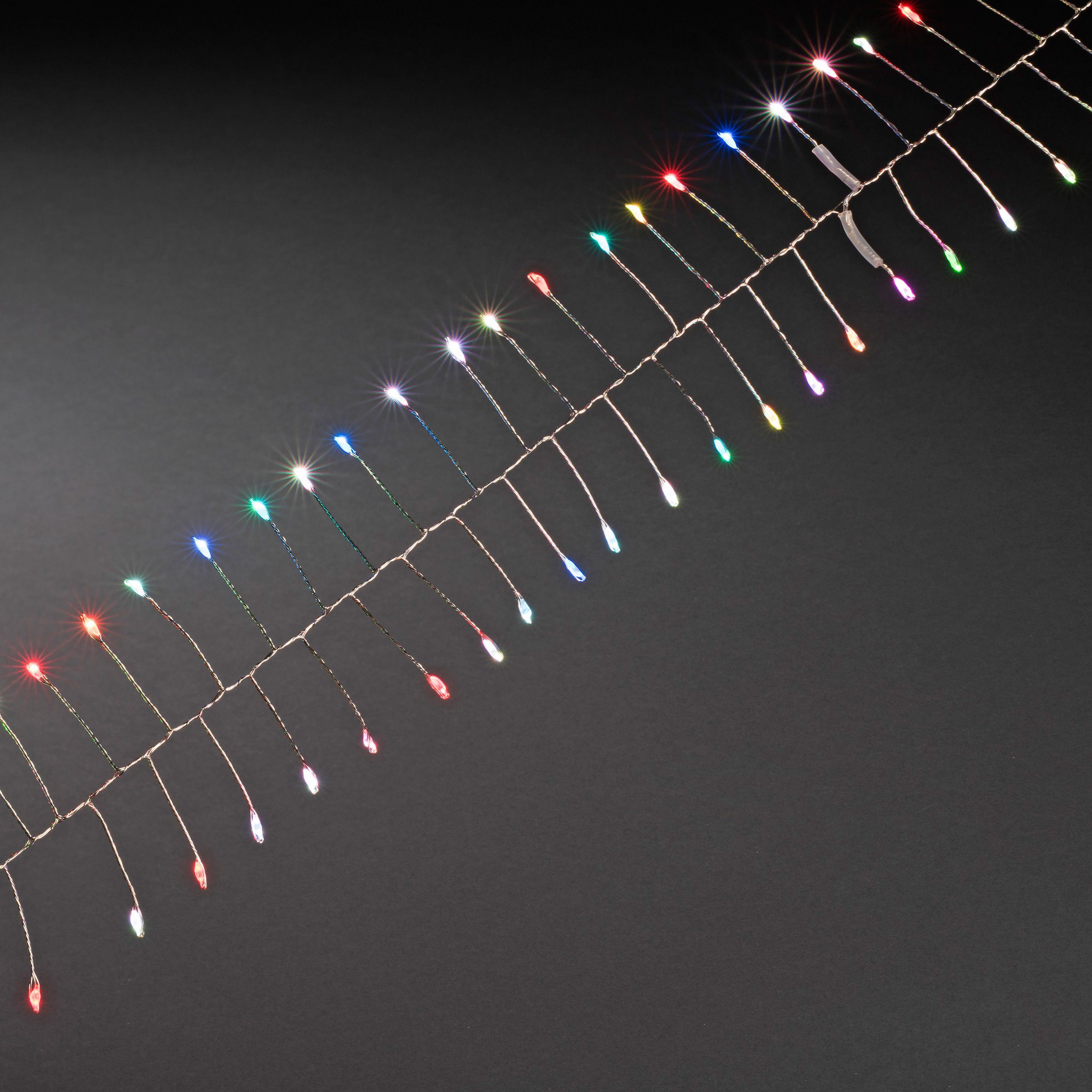 Firecracker, mit 360-flammig, LED langsamem Lichterkette, KONSTSMIDE Micro Weihnachtsdeko, LED-Lichterkette RGB-Farbwechsel