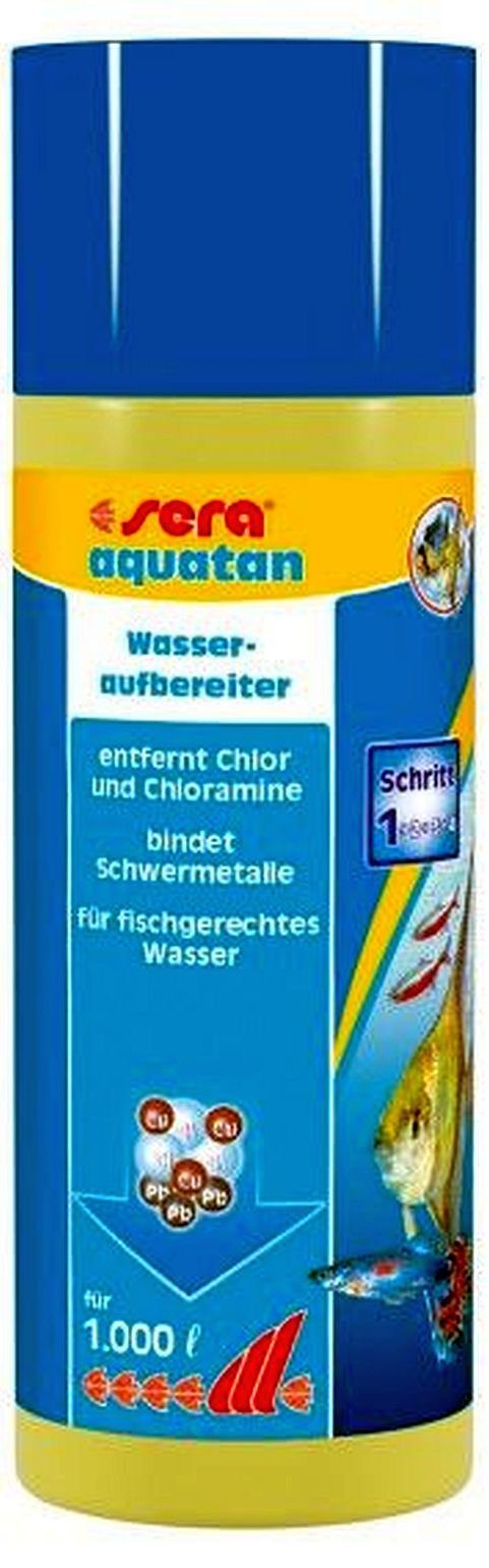 Aquariumfilter sera aquatan, Wasseraufbereiter, 250 ml