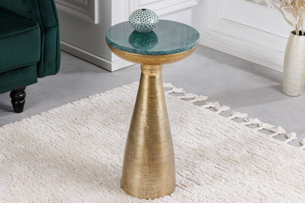 riess-ambiente Beistelltisch ELEMENTS 55cm gold / grün (Einzelartikel, 1-St günstig online kaufen