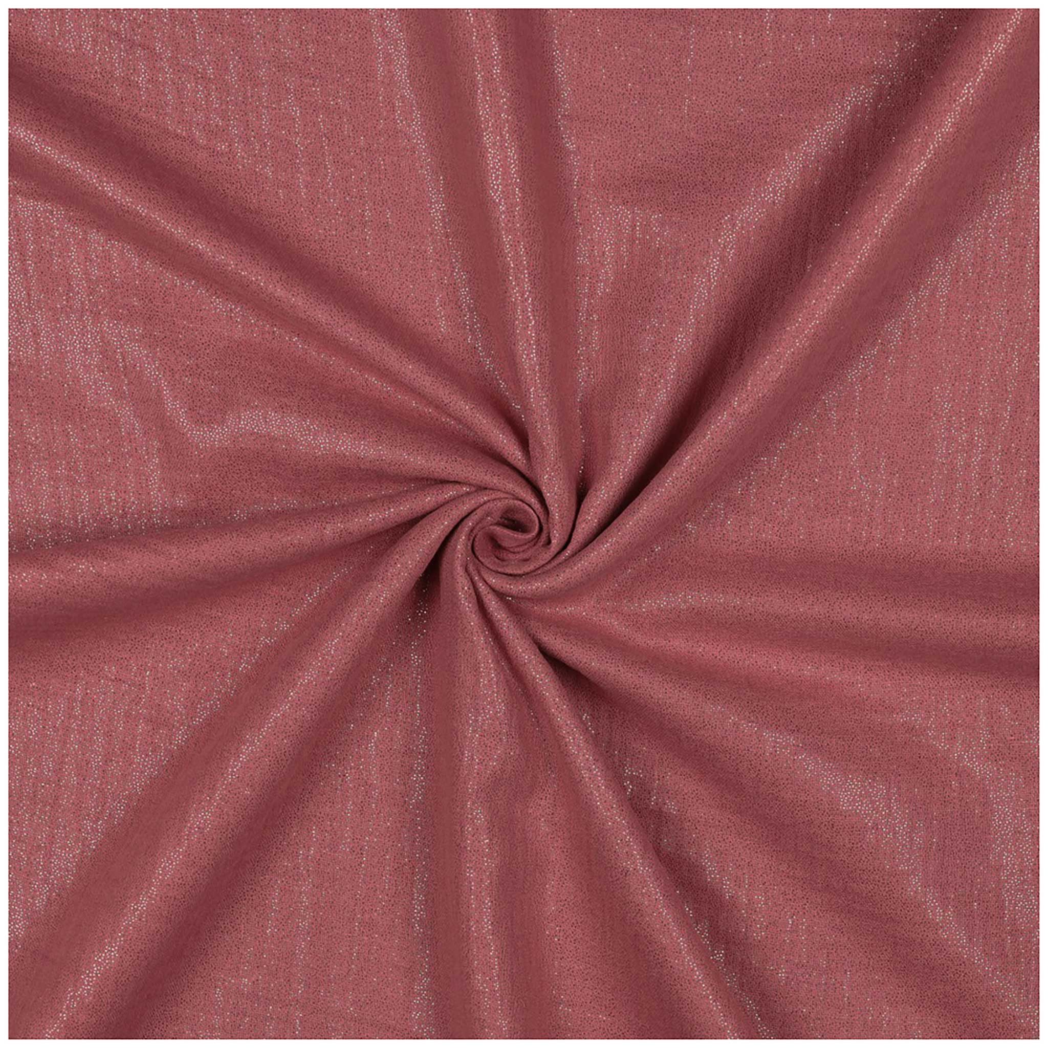 maDDma Stoff Musselin Stoff mit Glitzer 50x136cm uni Meterware Mulltuch Baumwolle, 027 - mauve