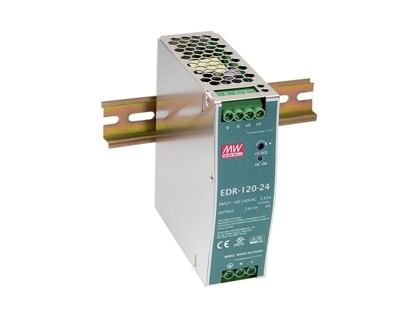 LEVEL ONE ind. Netzteil POW-4841 48VDC 120W DIN-Schiene PoE PC-Netzteil
