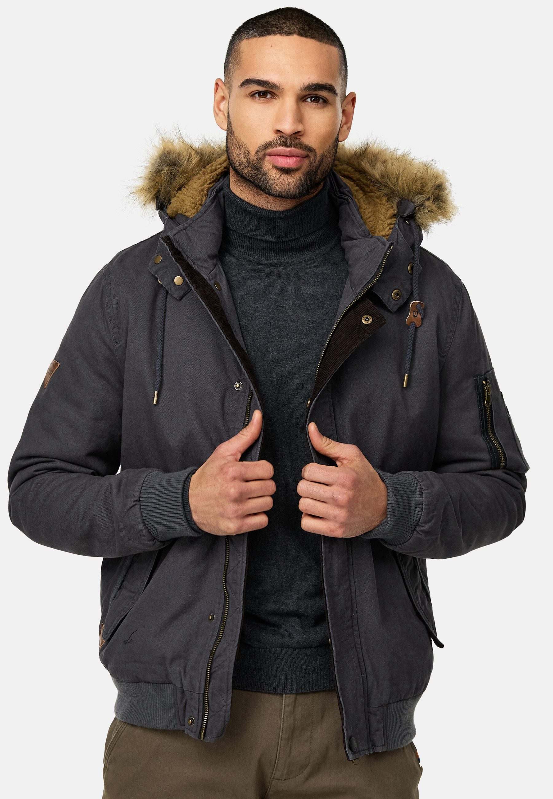 Indicode Winterjacke Herren Pennington Jacke Winter Herrenjacke günstig online kaufen