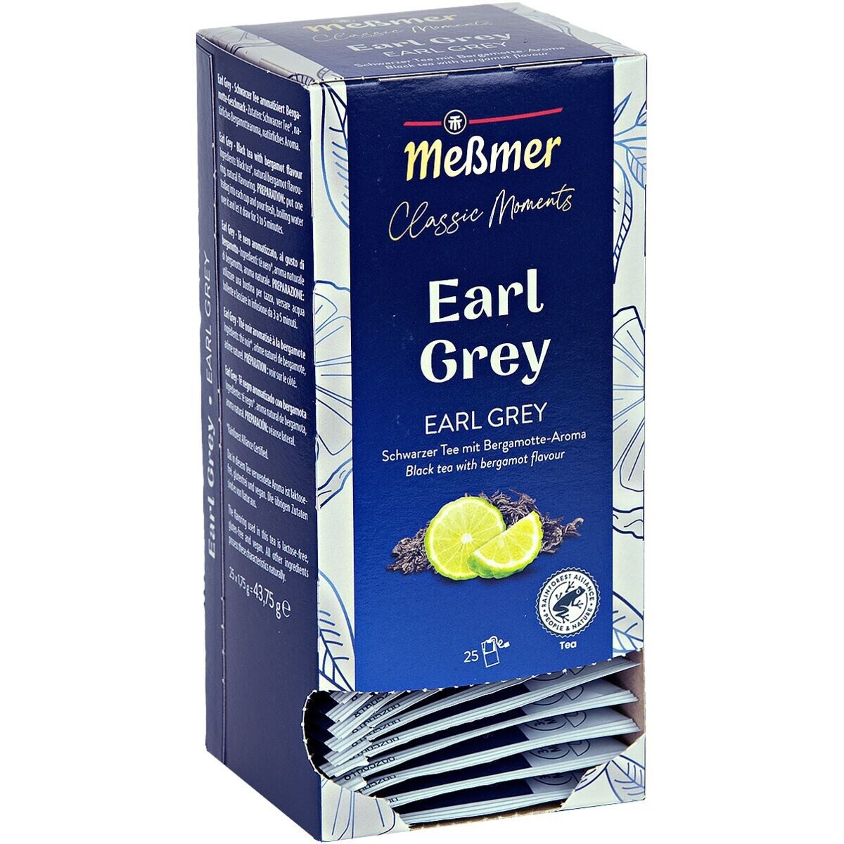 Meßmer Tee Classic Moments Earl Grey, Schwarzer Tee