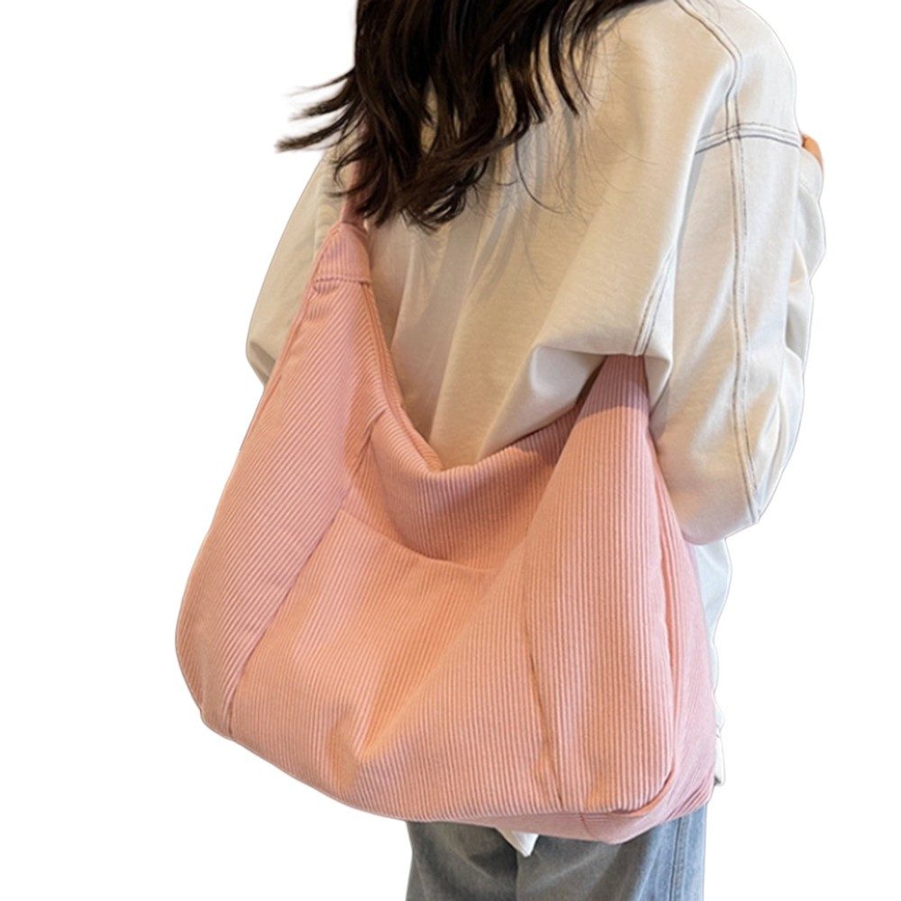Zaewry Umhängetasche Damen Cord Tasche Shopper Umhängetasche Crossbody Hobo Handtasche, für Alltag, Uni und Arbeit