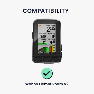 kwmobile Backcover Hülle für Wahoo Elemnt Roam V2, Silikon GPS Fahrrad Case Schutzhülle