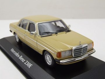 Maxichamps Modellauto Mercedes 230E W123 1982 beige Modellauto 1:43 Maxichamps, Maßstab 1:43