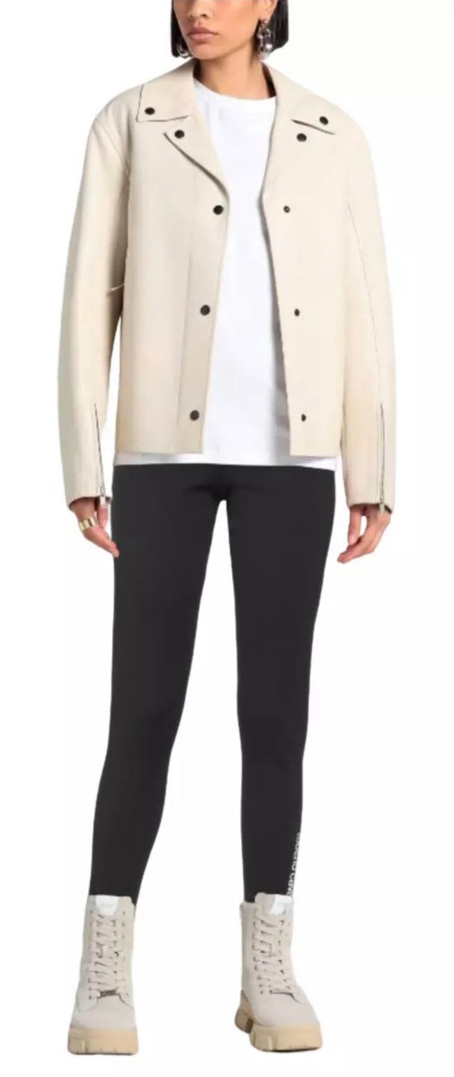 roberto cavalli Leggings Firenze Damen Jeggings Gummiband Sport Hose Bodycon-Passform, Monogramm, Hommage an die 80e Aerobic-Ära