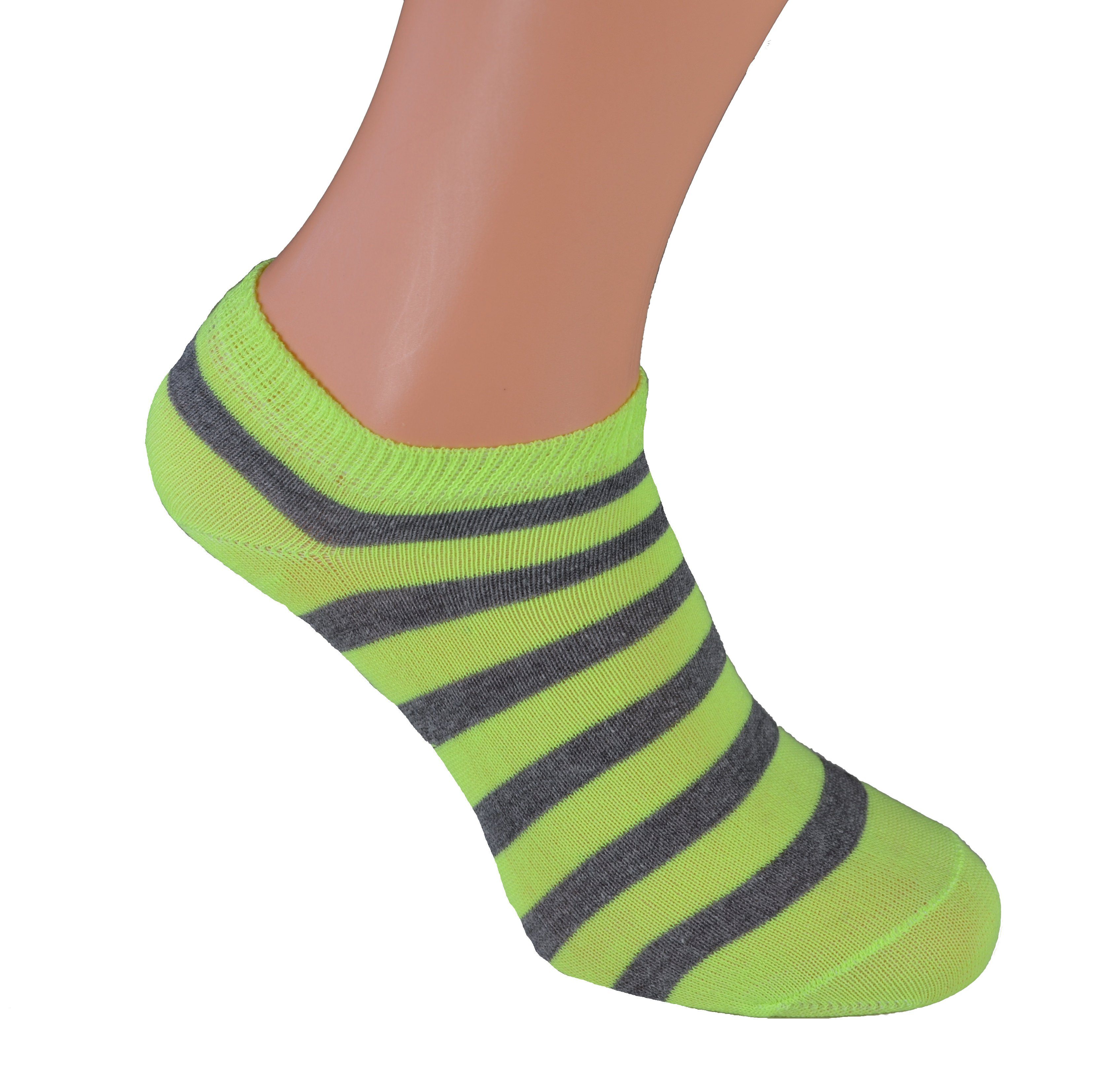 Cocain underwear Sneakersocken Damen Sneaker Socken bunte Füsslinge kurze halbe Söckchen 80 Baumwolle (8-Paar) verschiedene Modelle