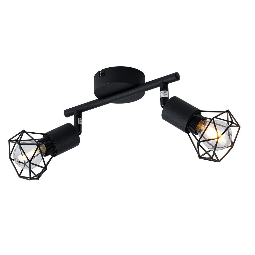 GLOBO LIGHTING LED Deckenspot, Leuchtmittel nicht inklusive, Decken Leuchte Käfig Spot Прожекторы Leiste verstellbar Lampe