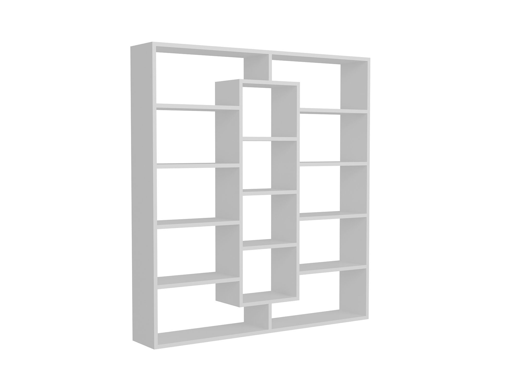 moebel17 Standregal Bücherregal Ample Weiß, Platzsparend günstig online kaufen