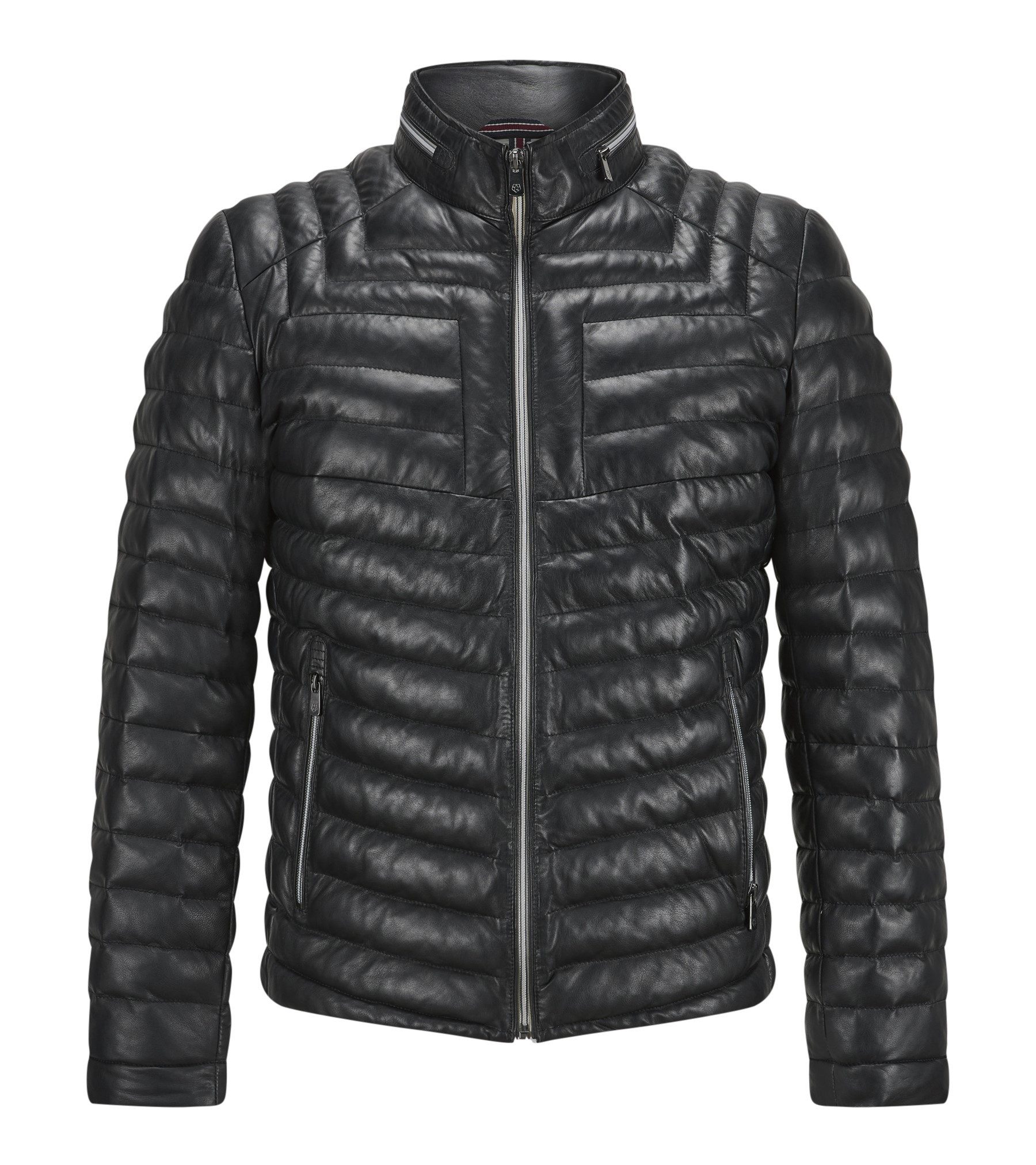 Milestone Lederjacke MSMalik Steppjacke aus Lammleder günstig online kaufen
