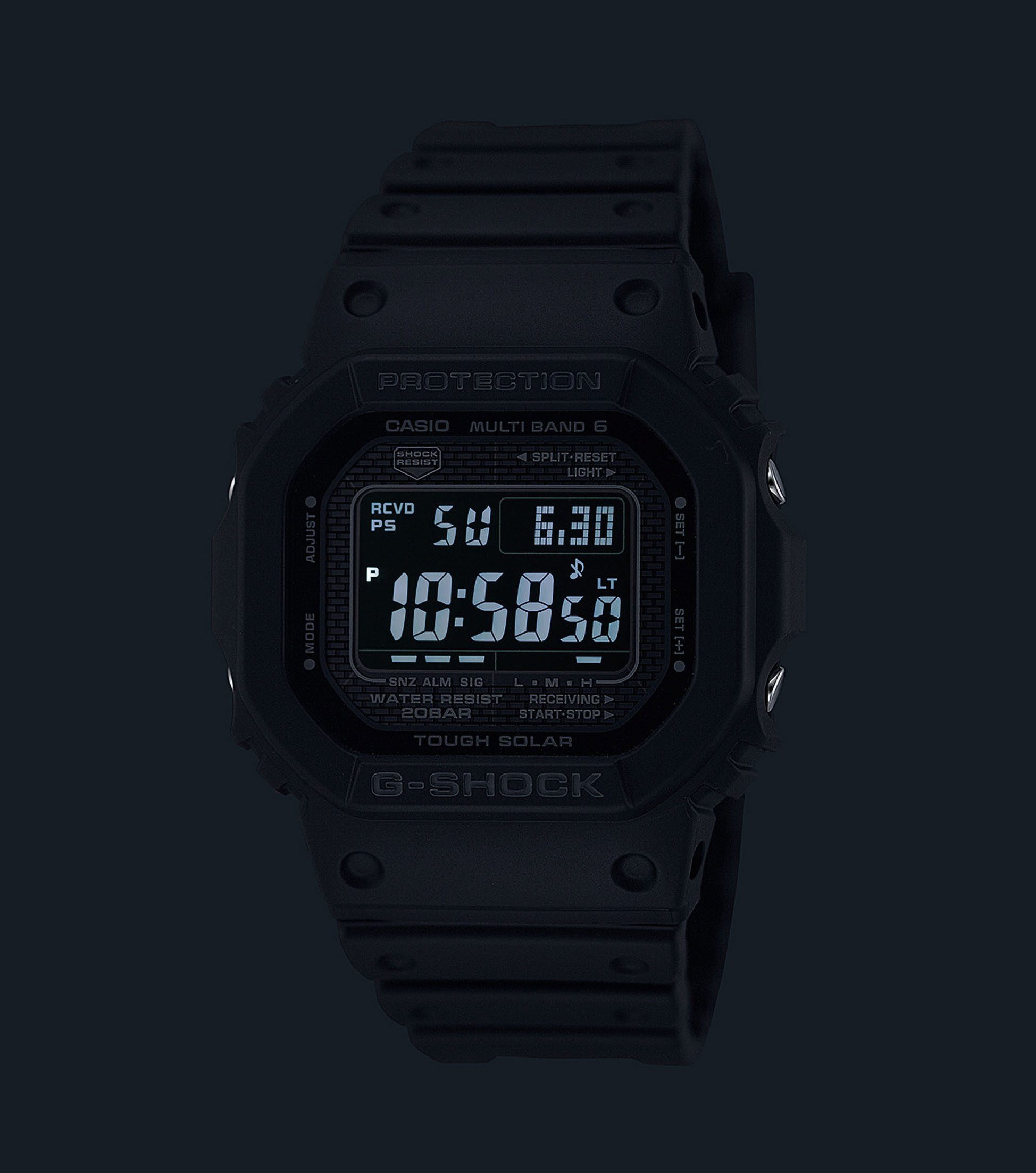 CASIO G-SHOCK Funkchronograph GW-5000HS-1ER, Armbanduhr, Herrenuhr, digital, automatischer Kalender