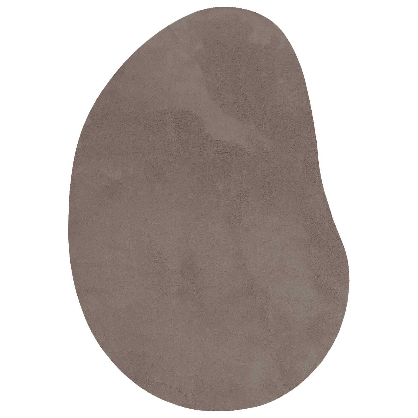 vidaXL Teppich Bereichsteppiche HUARTE Sand 140 x 200 cm Polyester, Asymmetrisch