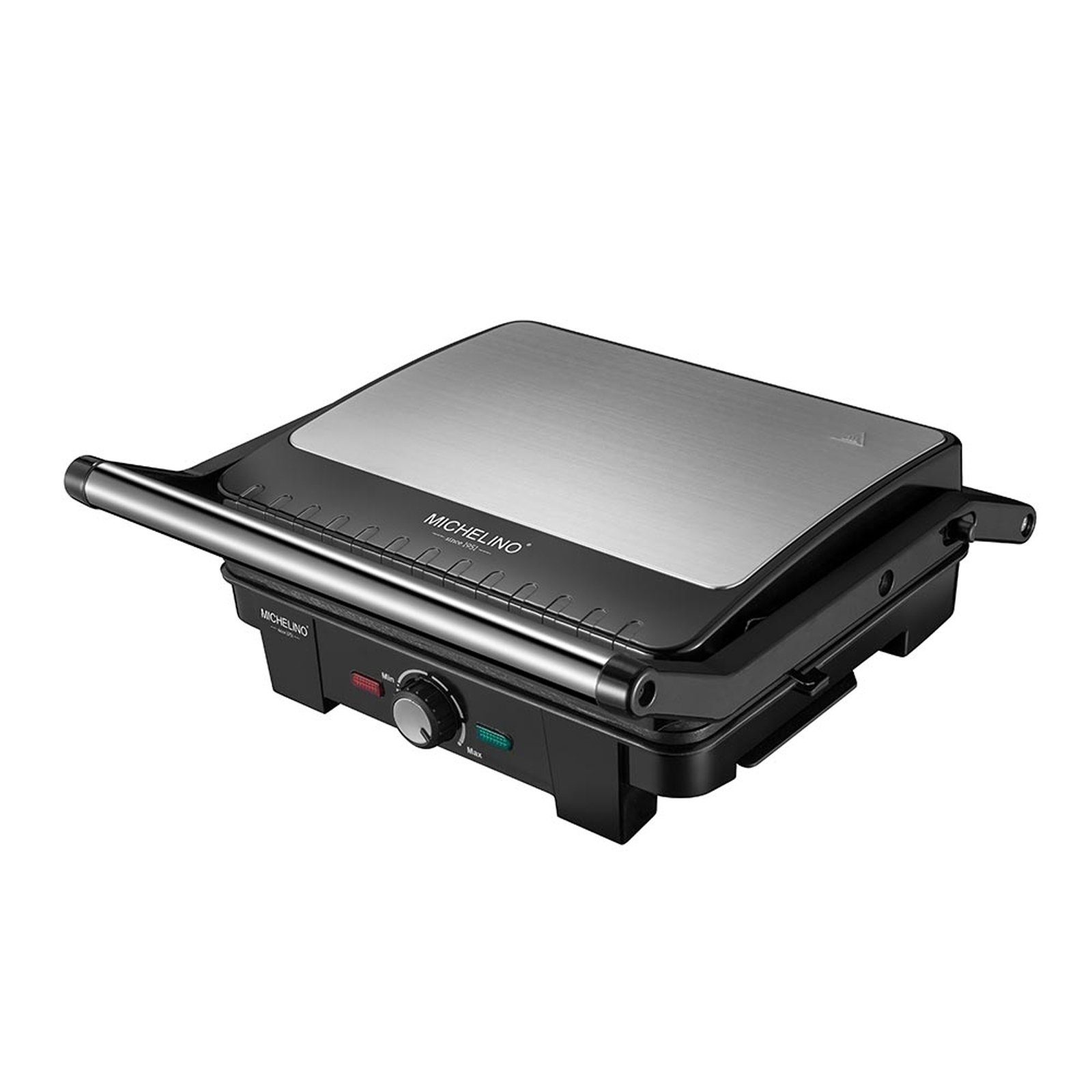 Michelino Kontaktgrill Kontaktgrill Tischgrill 2200 W, 2200 W, Elektrogrill