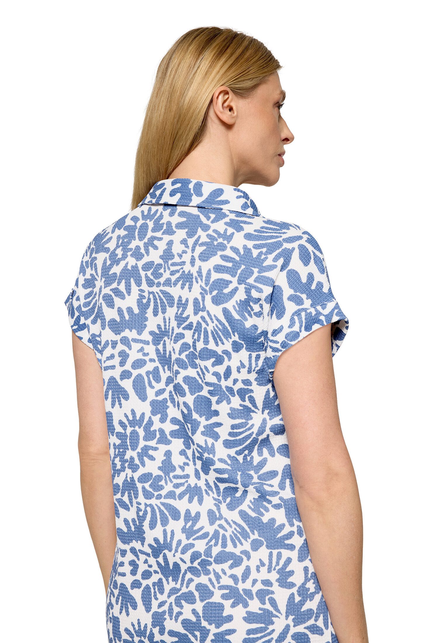 Cartoon Druckkleid Damen mit überschnittenen Ärmeln