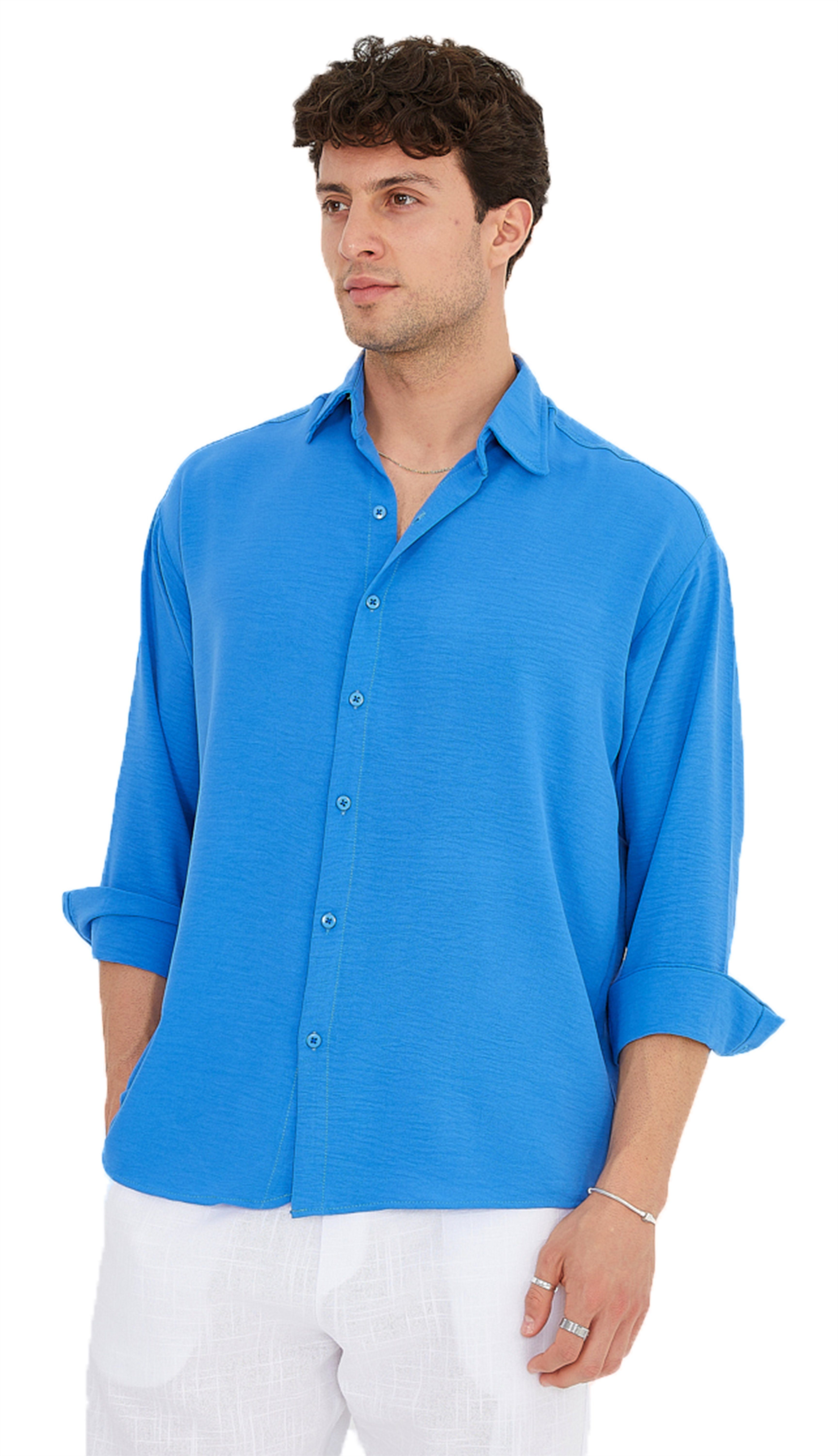 Megaman Jeans Langarmhemd Megaman Herren Freizeit-Hemd günstig online kaufen