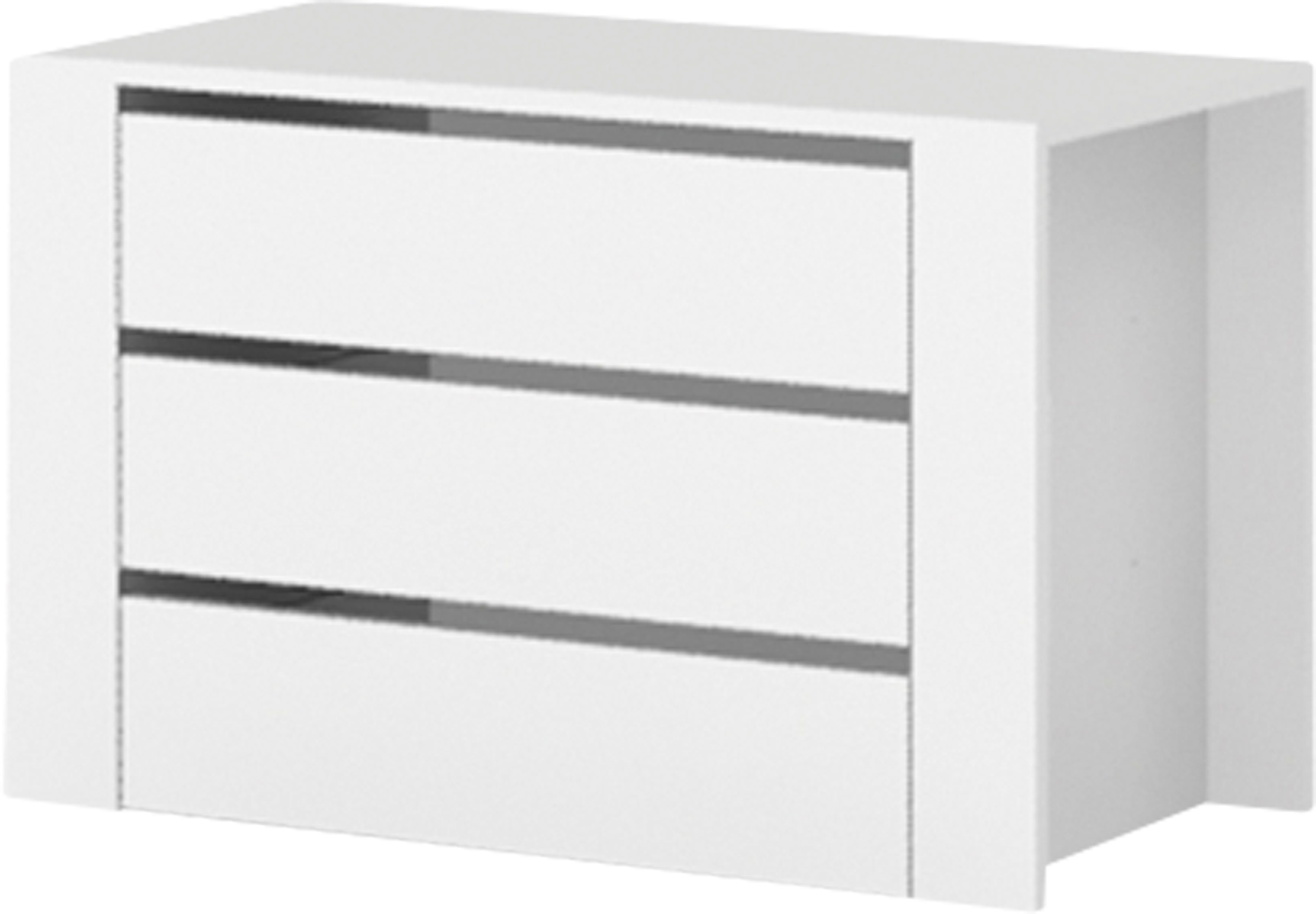 OTTO home Schubladeneinsatz Piano, Gala, für die Fachbreite 88cm (FSC®-zertifizierter Holzwerkstoff), 3 Schubladen mit Soft-Close-Funktion