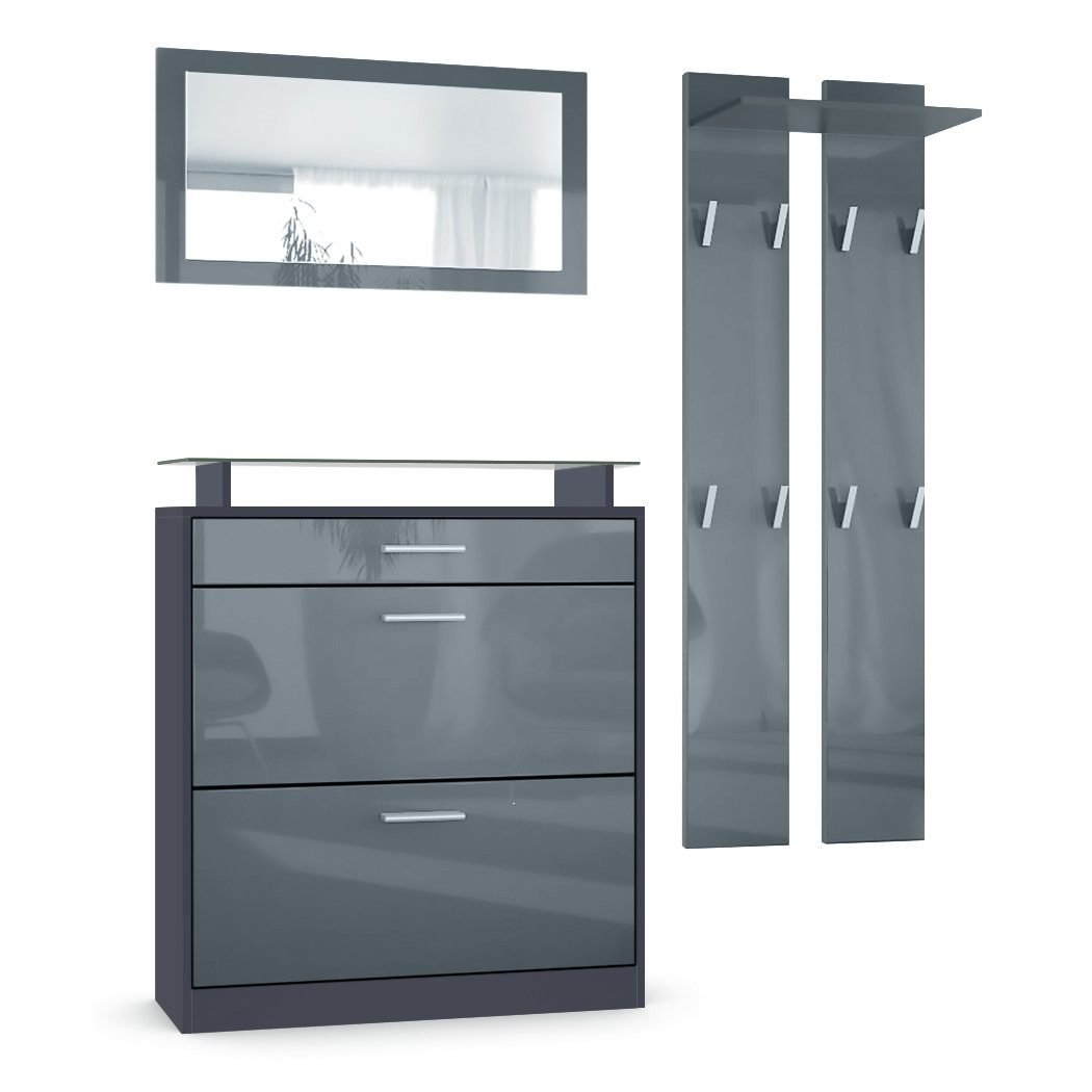 Vladon Garderoben-Set Loret, (Garderobenset bestehend aus günstig online kaufen