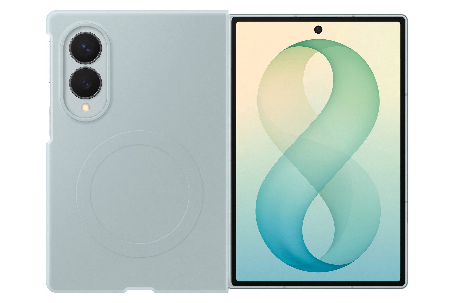 Samsung Smartphone-Hülle Silicone Magnet Case für Galaxy Fold8, Backcover, Schutzhülle, Handyschutzhülle, Case, Schutzcase, stoßfest