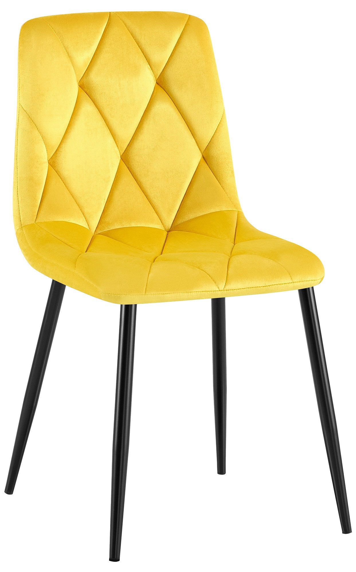 CLP Esszimmerstuhl Clairton, mit Stoff- oder Samtbezug, Metallgestell günstig online kaufen