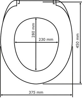 WENKO WC-Sitz Ottana