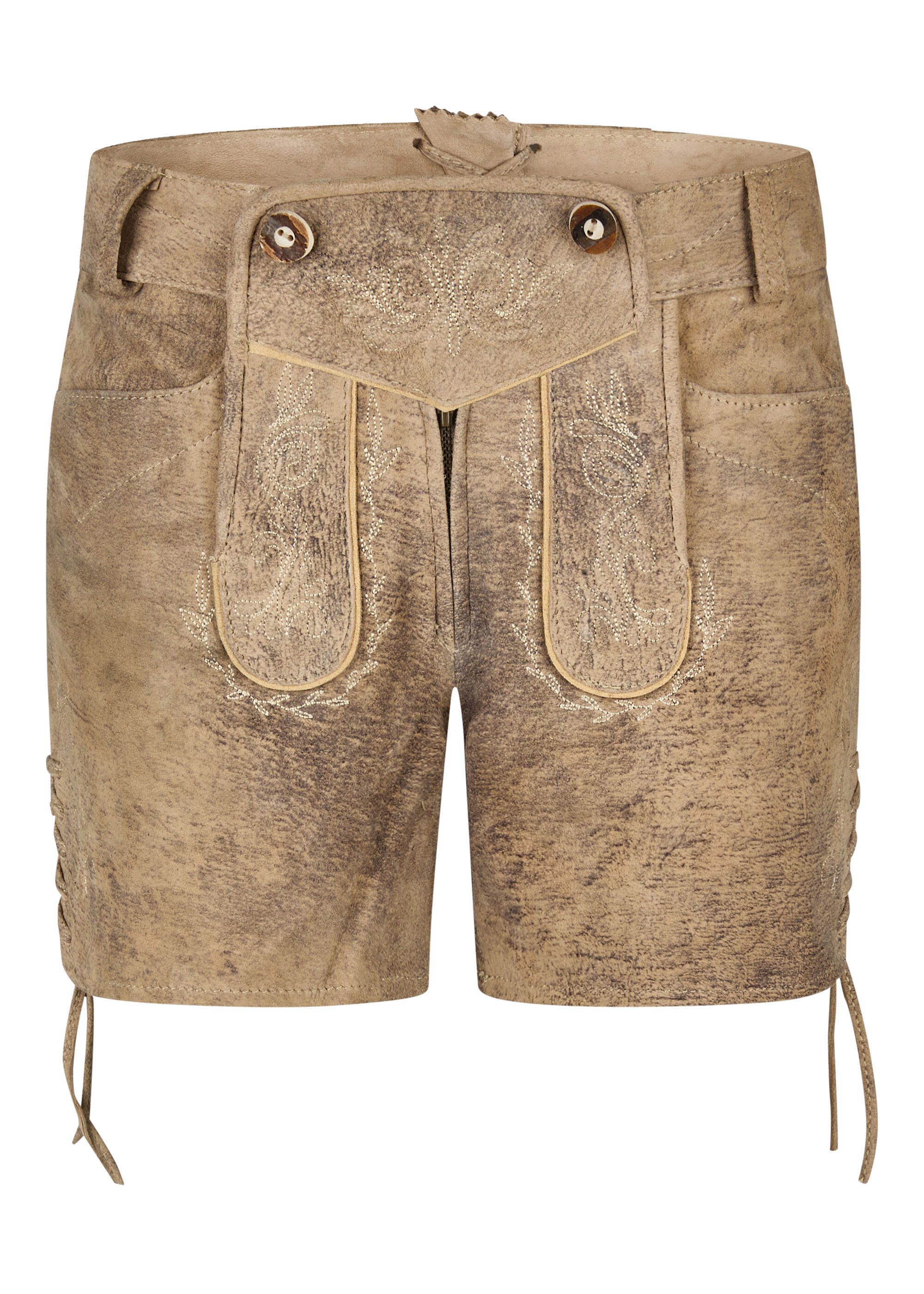 Spieth & Wensky Shorts Barbie mit Stickereien
