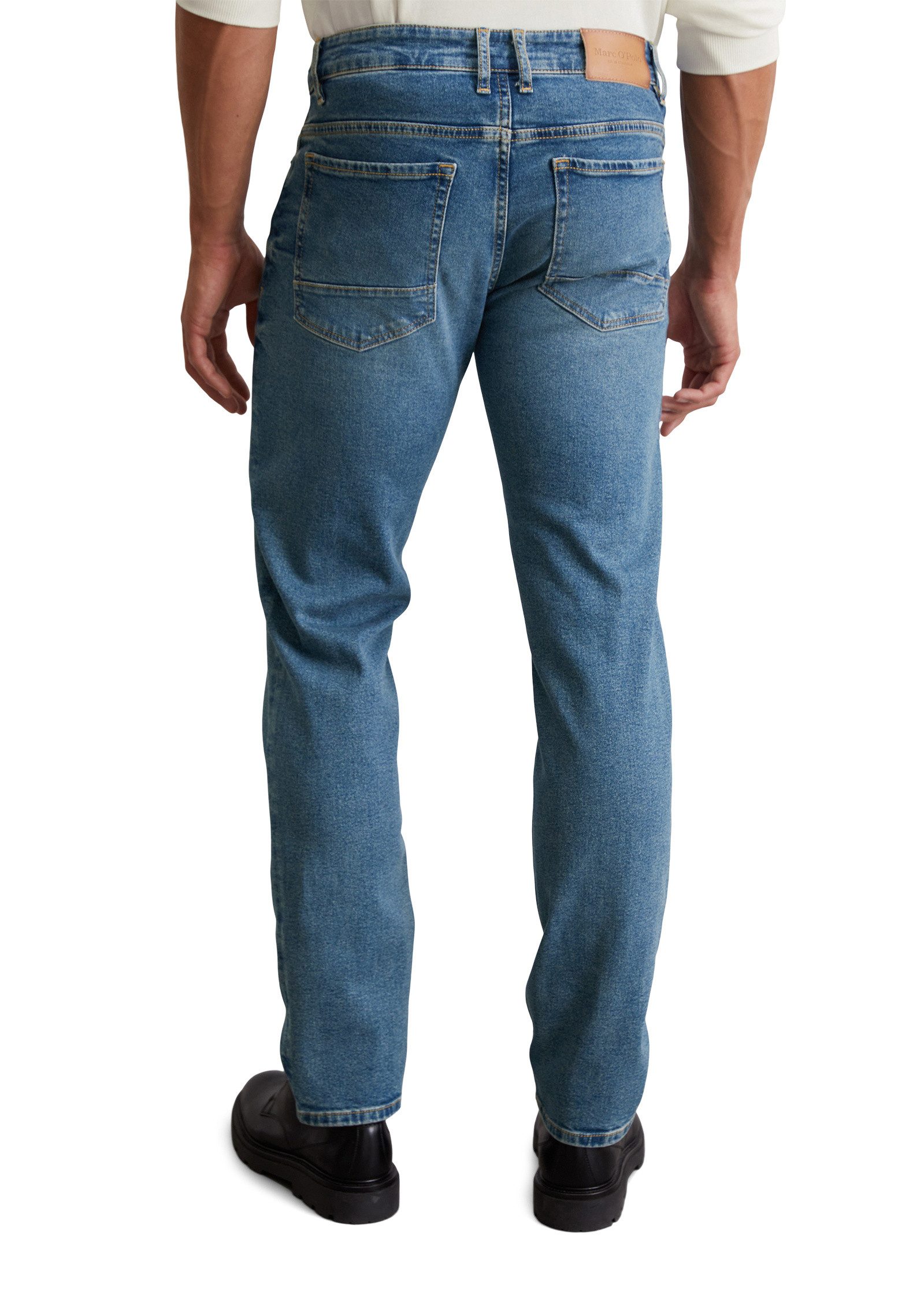 Marc O'Polo Regular-fit-Jeans aus Bio-Baumwolle-Mix