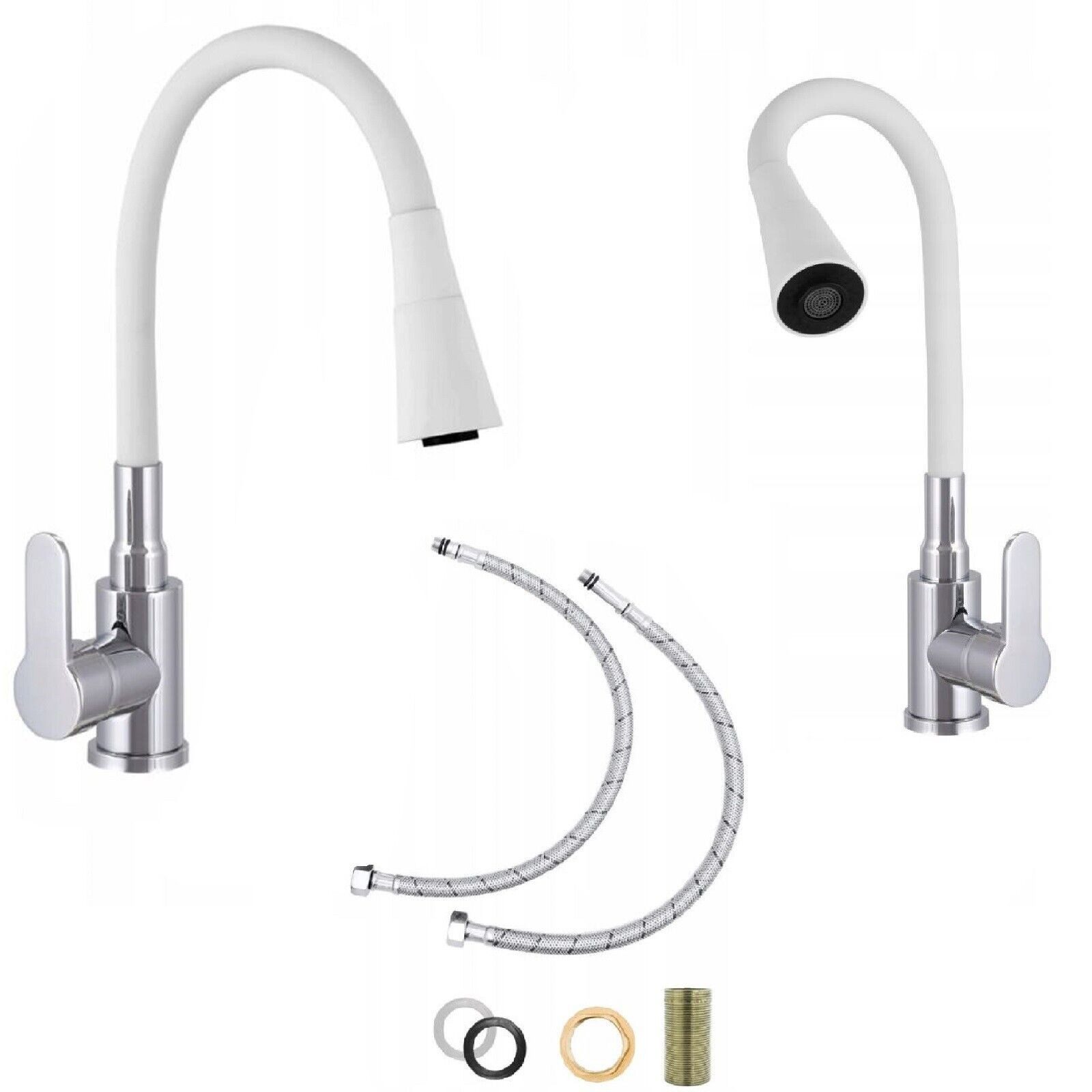 QLS Waschtischarmatur Flex 3000 Küchenarmatur Wasserhahn günstig online kaufen