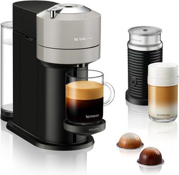 Krups Kapselmaschine Nespresso Vertuo Next Kaffeemaschine, + Aeroccino 3 Milchaufschäumer, Automatische Abschaltung