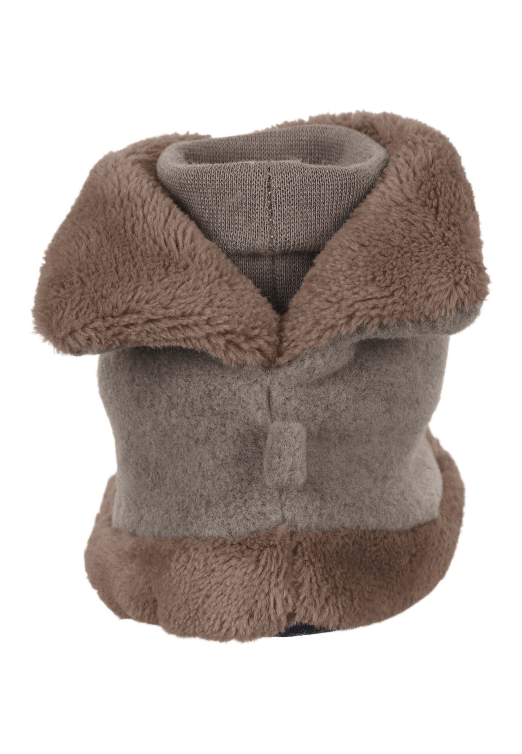 Sterntaler® Baby Stiefel uni Outdoorschuh (1-tlg) Microfleece Baby-Stiefel, Teddy-Futter, Kordelstopper, rutschfest