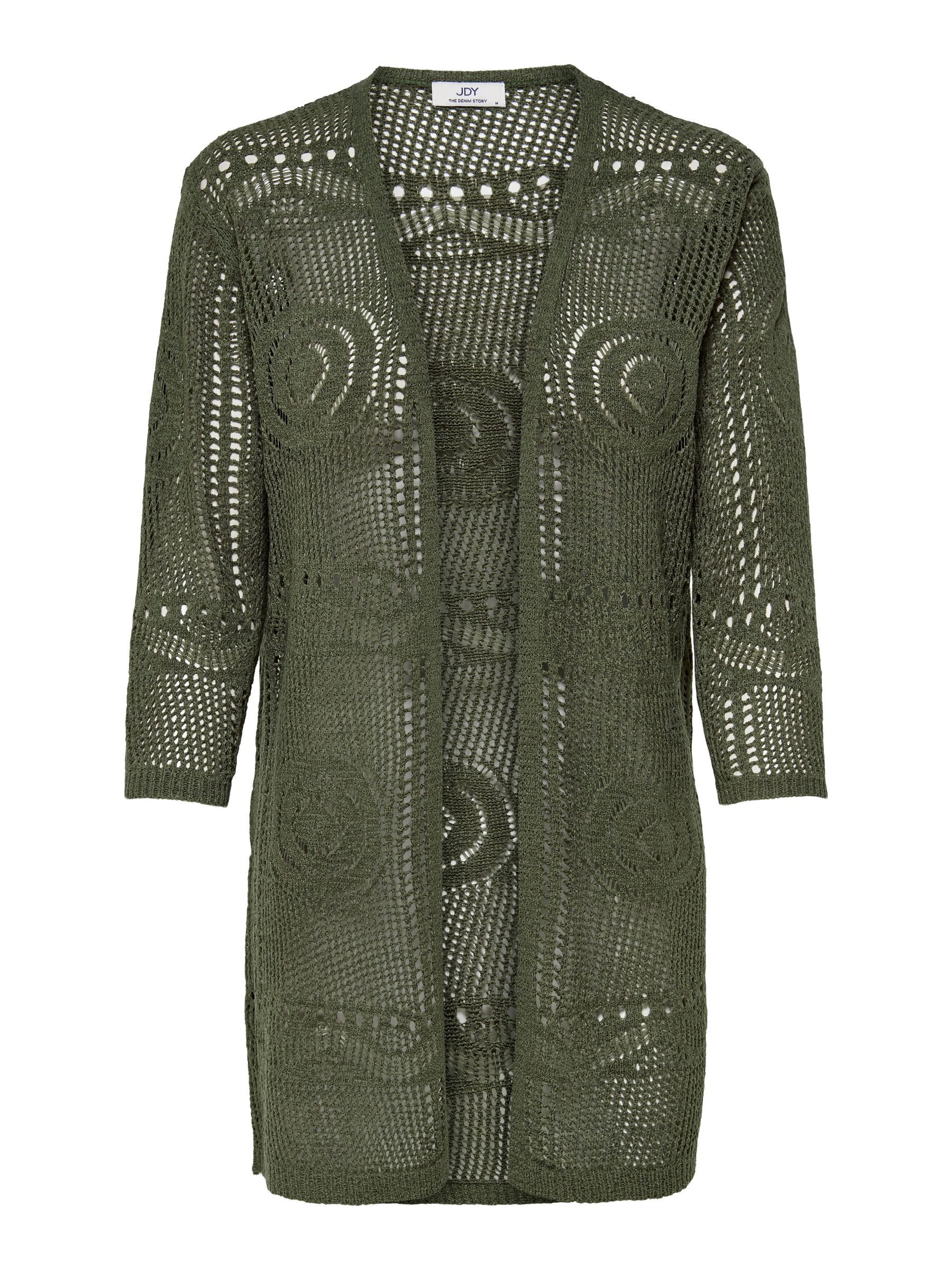 JACQUELINE de YONG Cardigan Strickjacke V-Ausschnitt günstig online kaufen