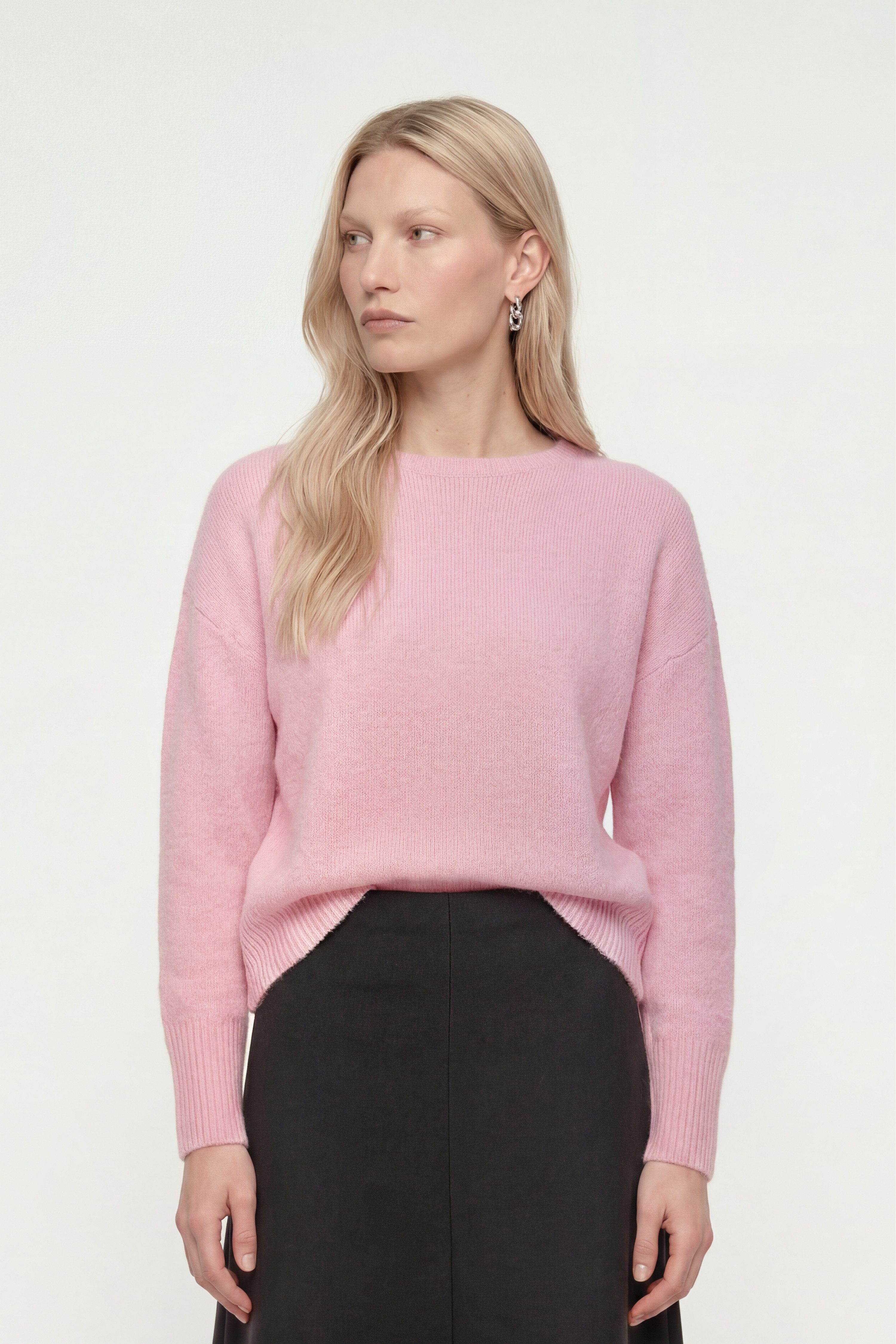 RICHROYAL Strickpullover Regular fit mit Rundhalsausschnitt