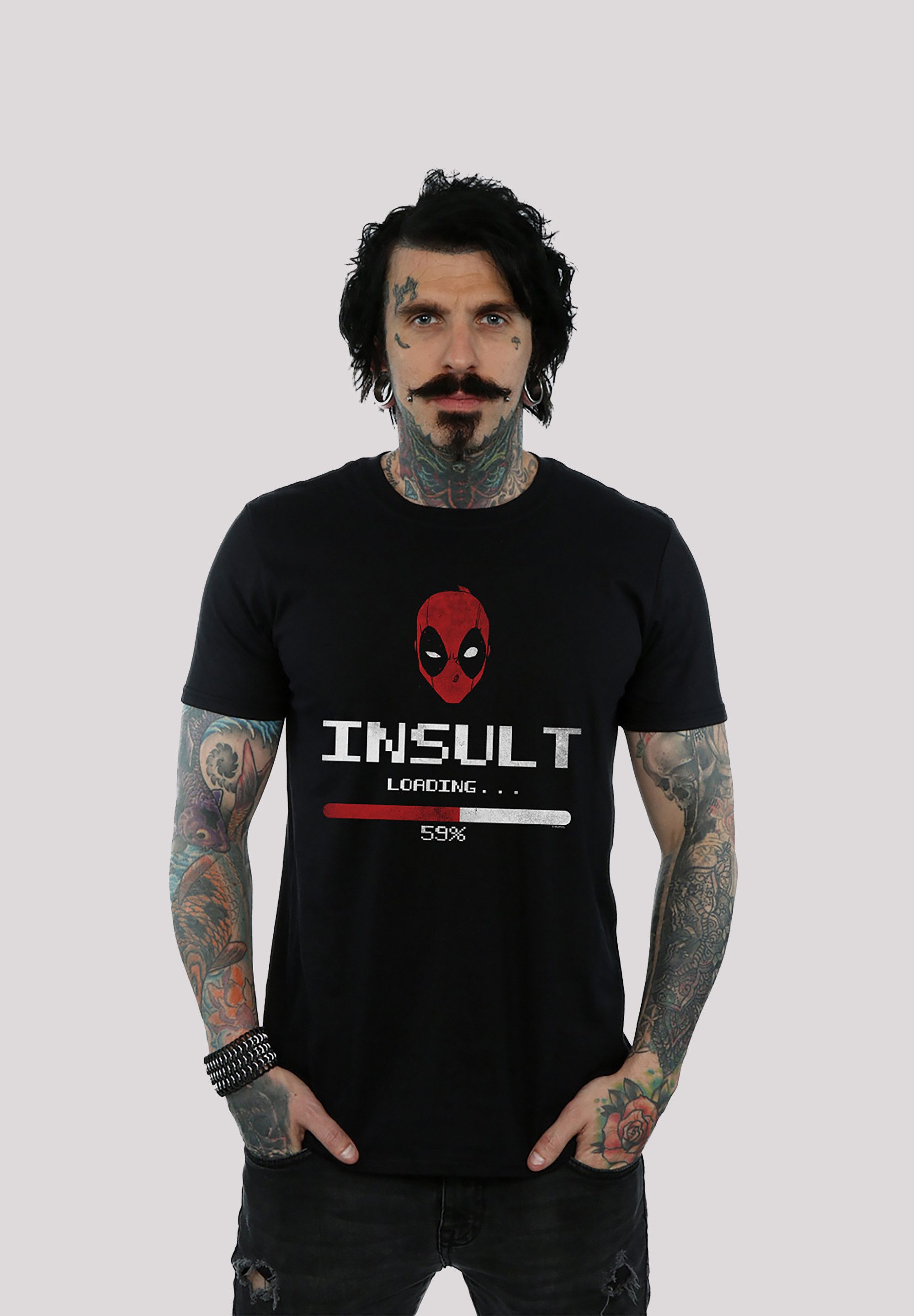 F4NT4STIC T-Shirt Marvel Deadpool Insult Loading günstig online kaufen