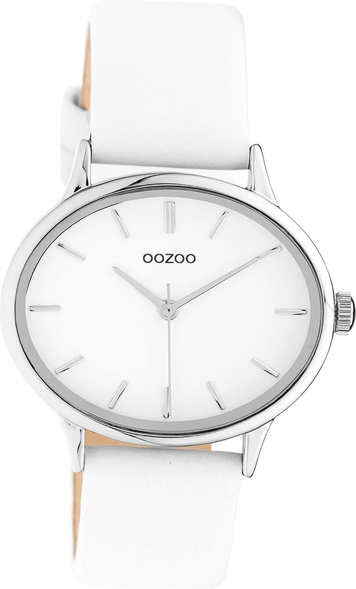 OOZOO Quarzuhr Oozoo Damen Armbanduhr weiß günstig online kaufen
